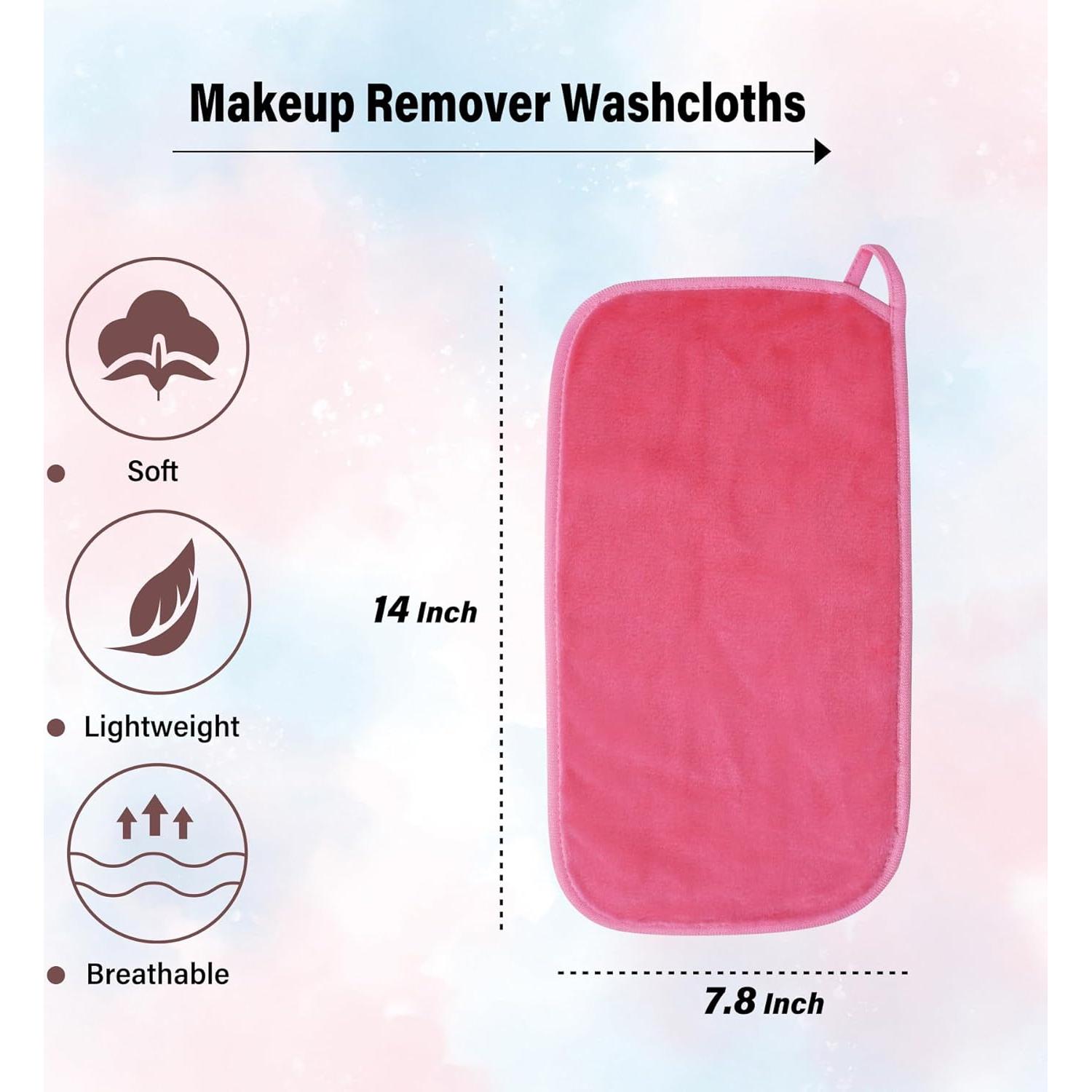 Paño Desmaquillante Reutilizable Natwag - 7 Toallas 19.8x35.6cm