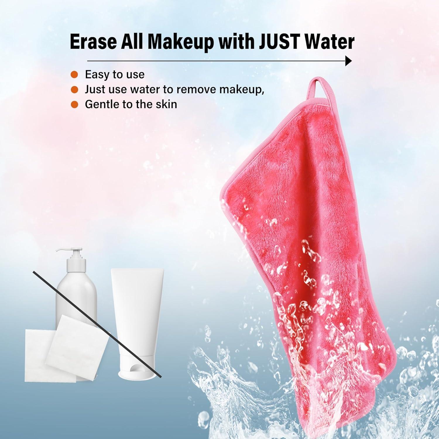 Paño Desmaquillante Reutilizable Natwag - 7 Toallas 19.8x35.6cm