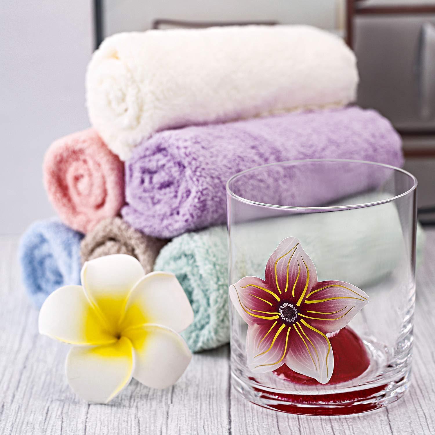 Paños de Lavado Facial Syhood 12 Pcs Microfibra 25.4 cm