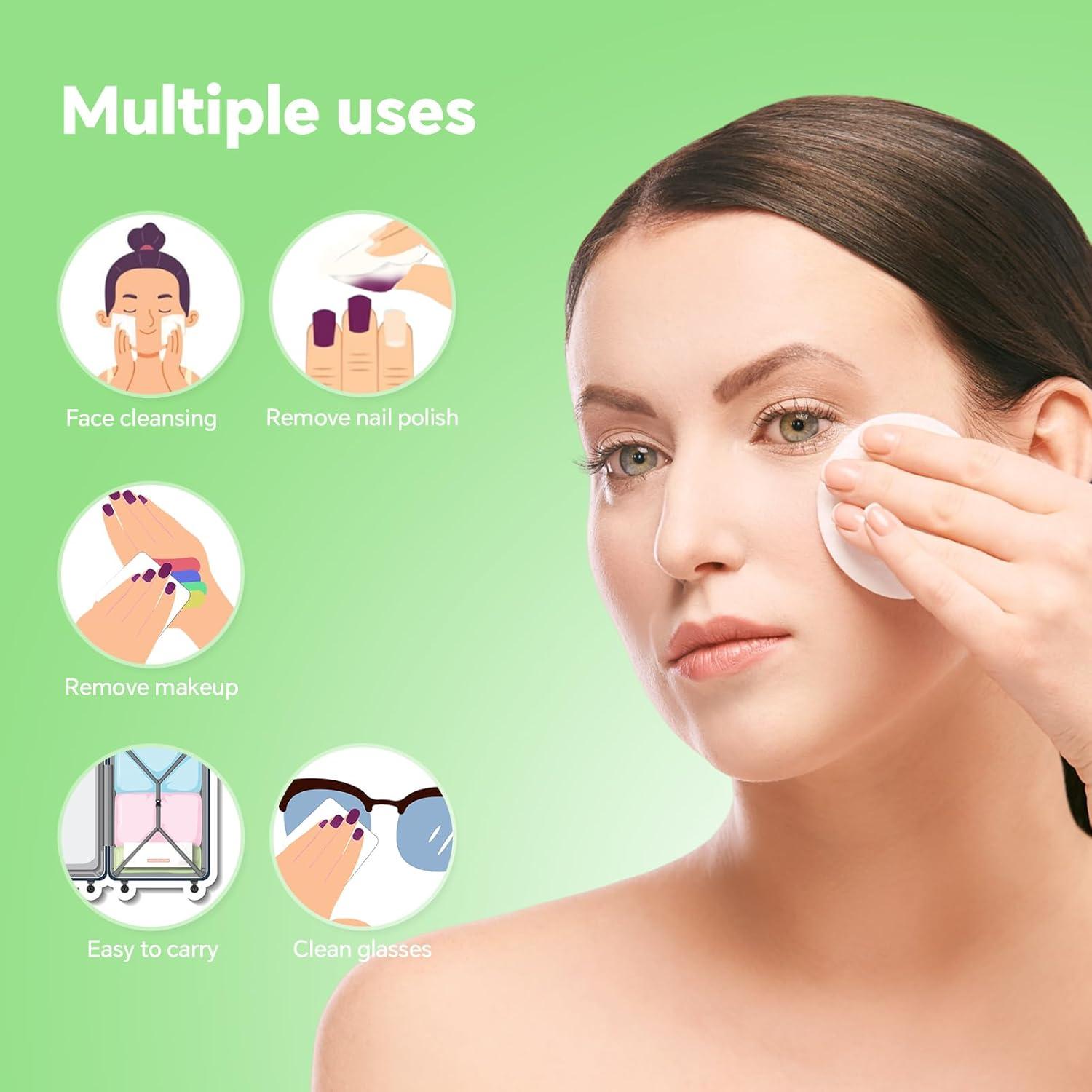 Rondas de Algodón 100% Illidi 150 Unidades Doble Textura