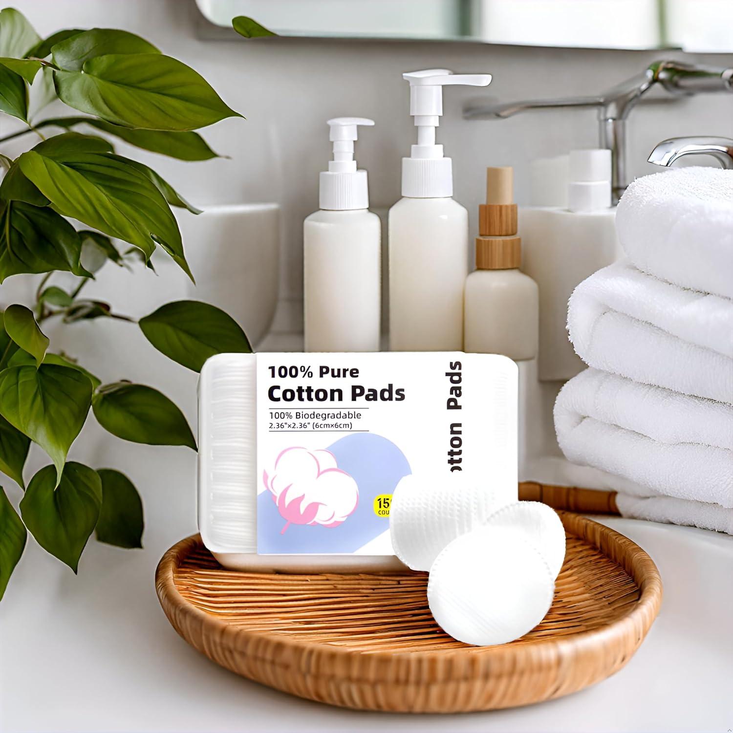 Rondas de Algodón 100% Illidi 150 Unidades Doble Textura