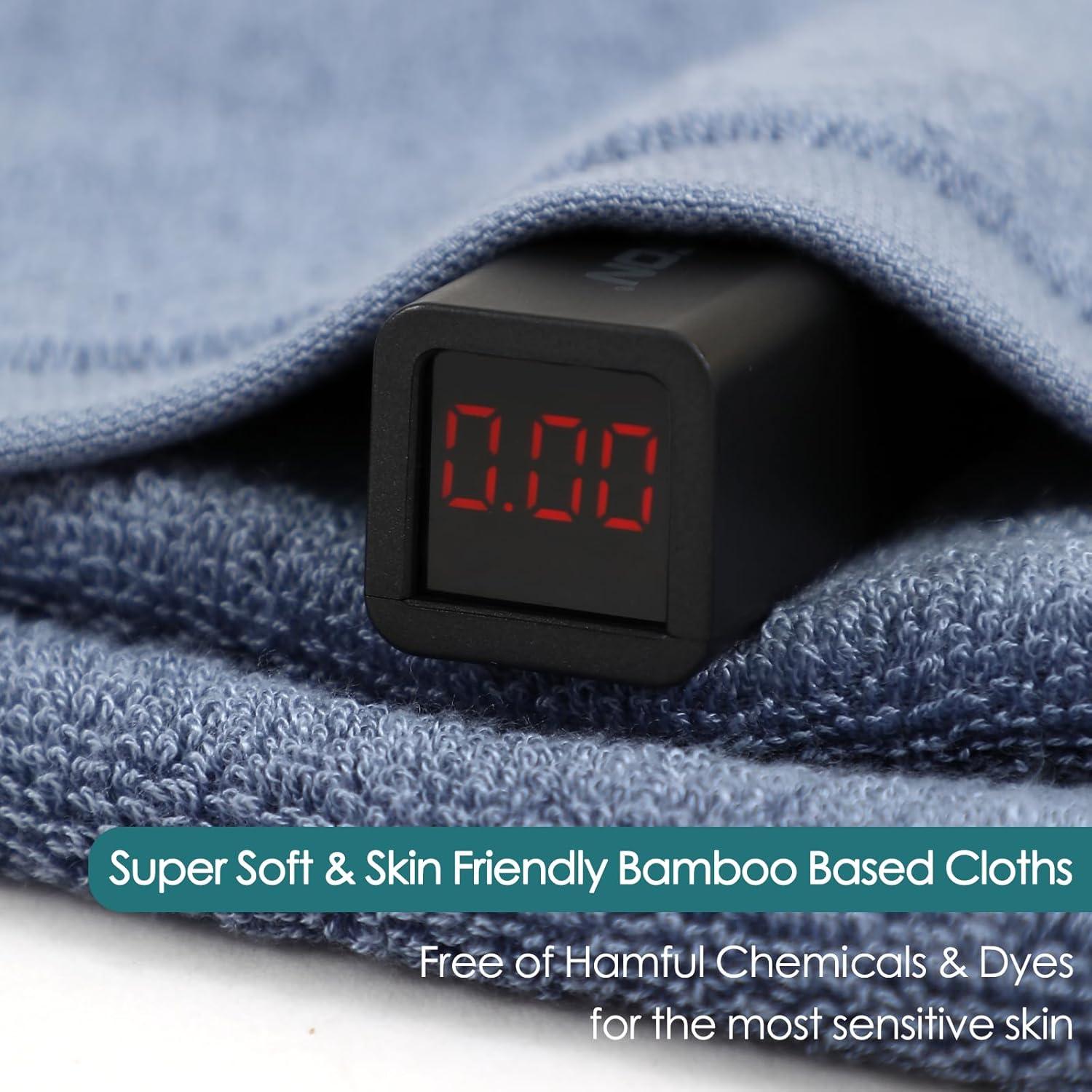 Toallas Desmaquillantes Reutilizables Jeffsun 33x33 cm Azul Pizarra