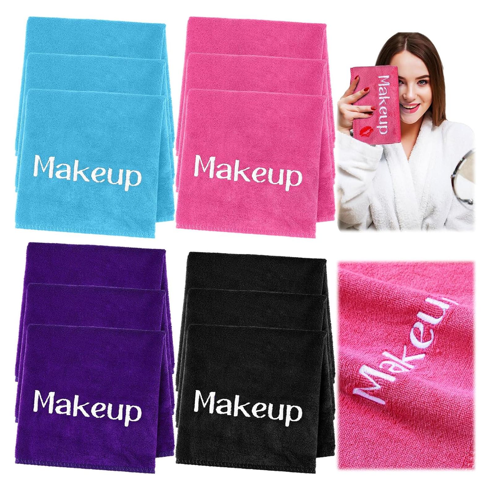 Paquete de 12 Toallas Desmaquillantes Reutilizables HunnmingRe 33x33cm