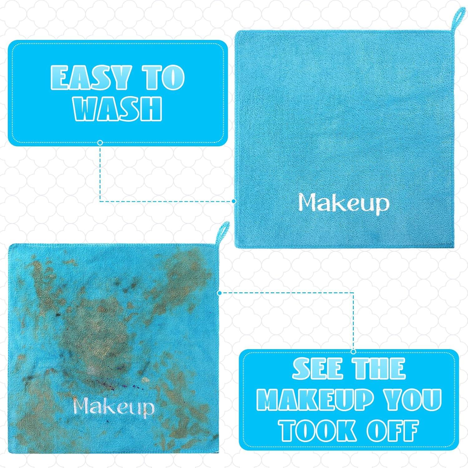 Paquete de 12 Toallas Desmaquillantes Reutilizables HunnmingRe 33x33cm