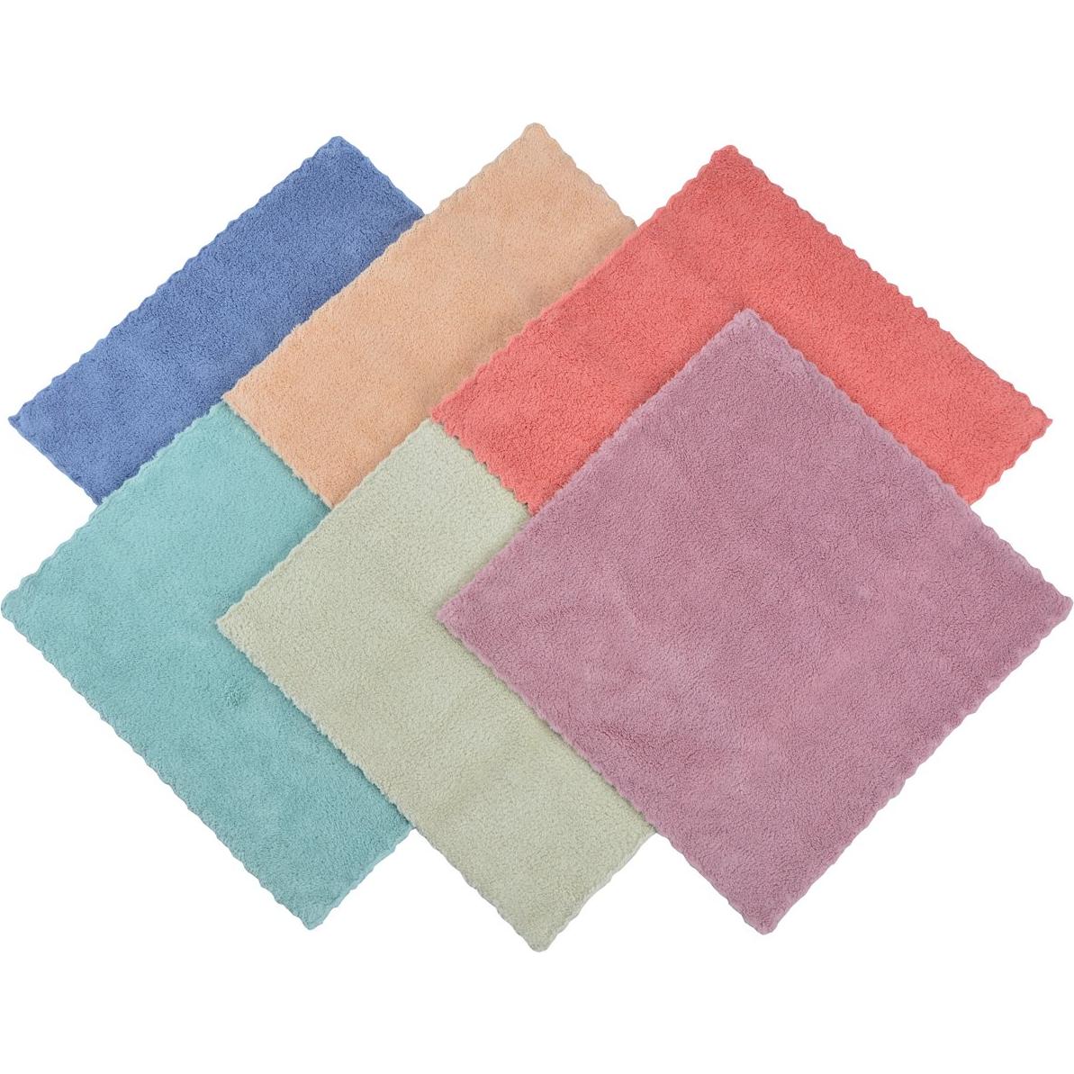 Toallitas Desmaquillantes HOPESHINE Microfibra 30x30 cm 6 Colores