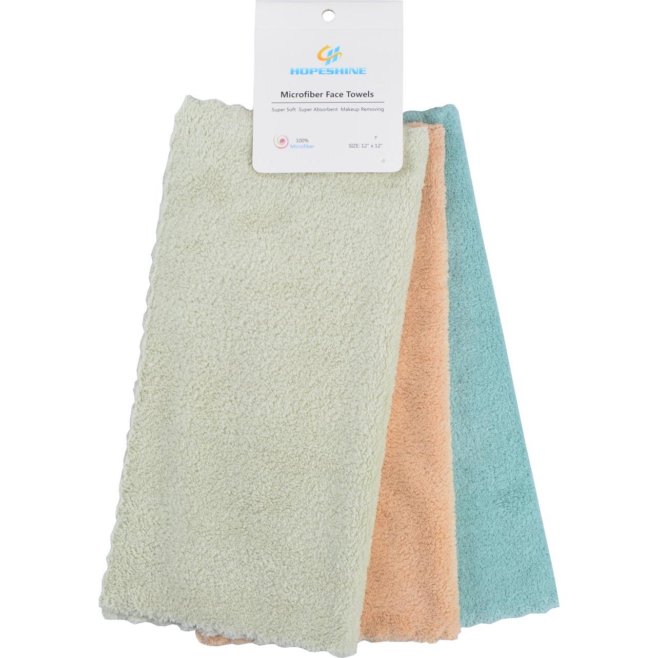 Toallitas Desmaquillantes HOPESHINE Microfibra 30x30 cm 6 Colores