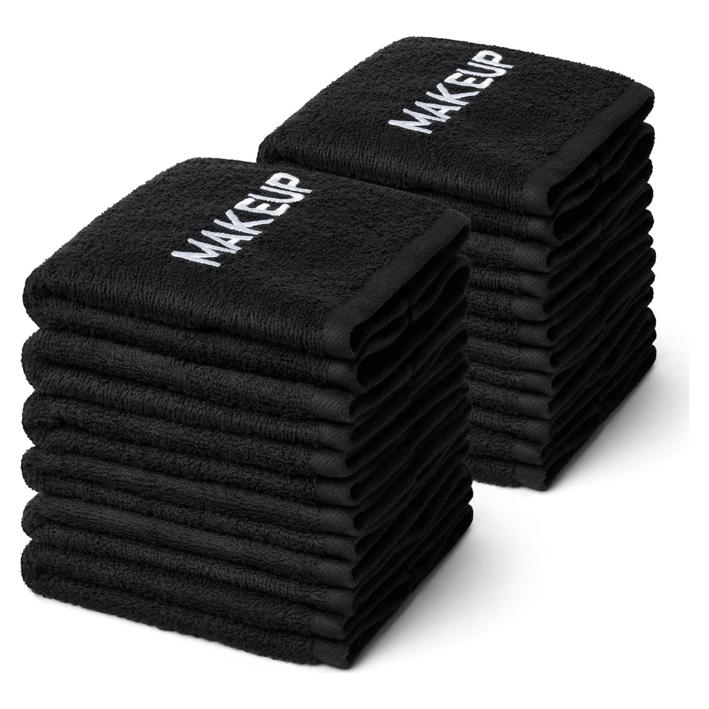 Toalla Desmaquillante Ben Kaufman - Algodón 33x33 cm - 12 Paquete