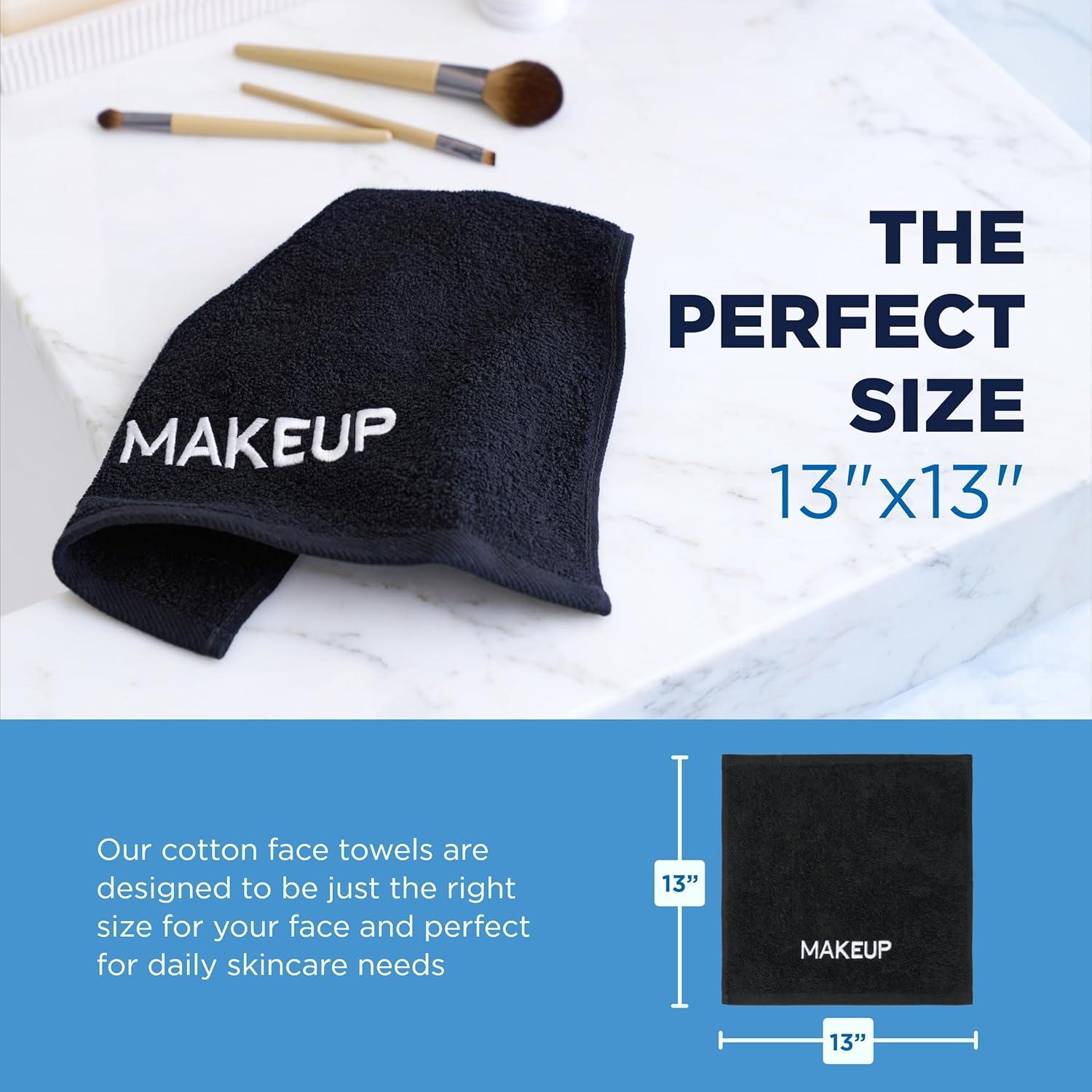 Toalla Desmaquillante Ben Kaufman - Algodón 33x33 cm - 12 Paquete