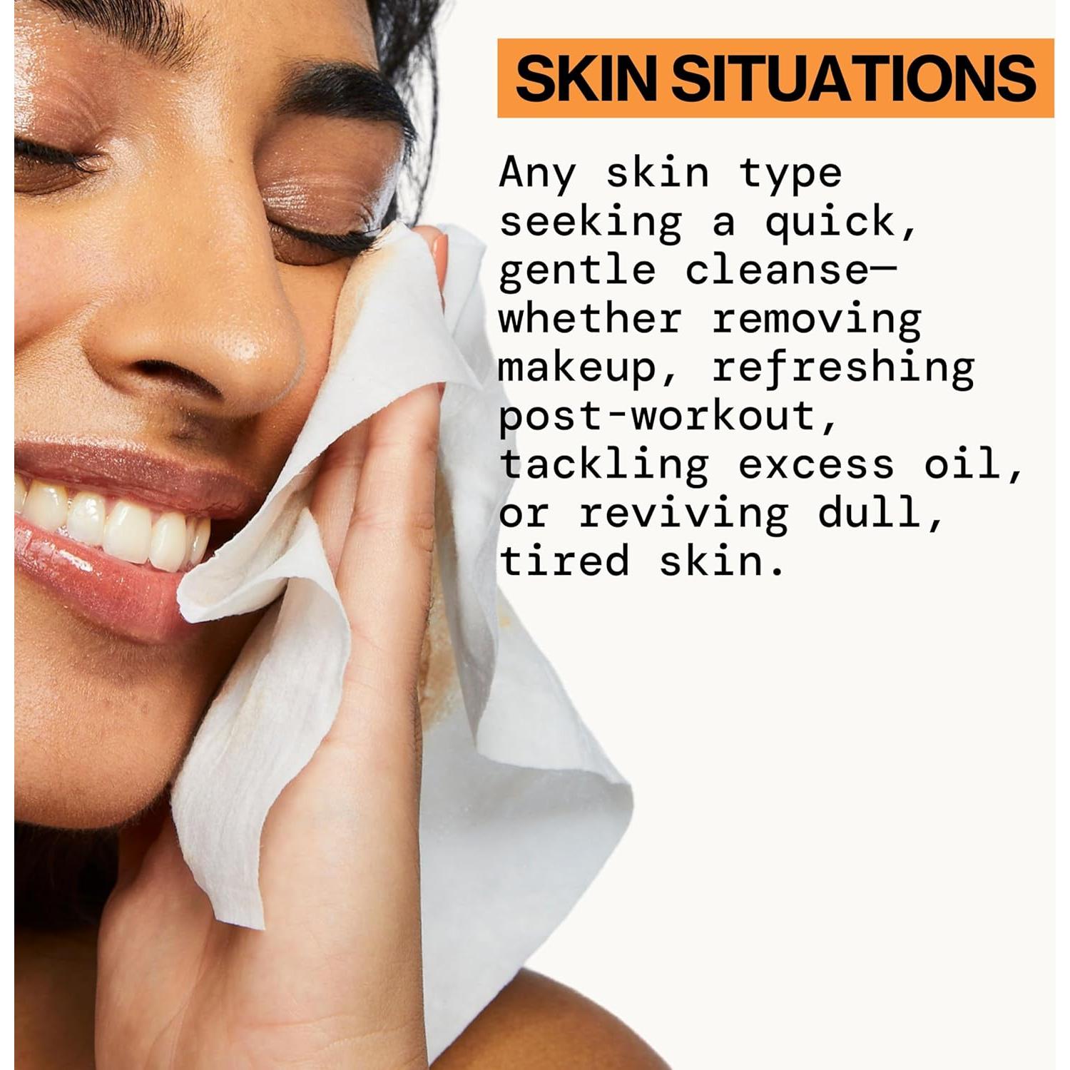 Toallitas Desmaquillantes Pacifica 30 Unidades - Exfoliantes Veganas