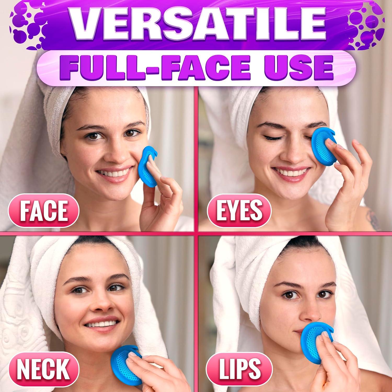 Paño Desmaquillante Exfoliante BURIUS - 3 Pcs Microfibra 8.1 cm