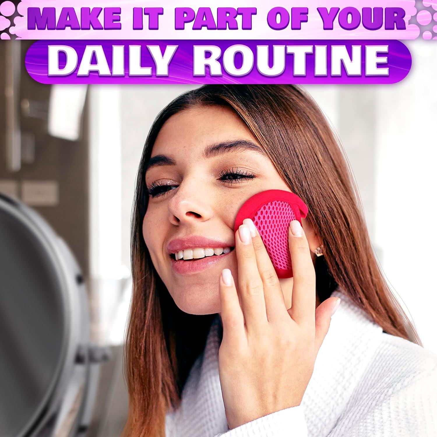 Paño Desmaquillante Exfoliante BURIUS - 3 Pcs Microfibra 8.1 cm