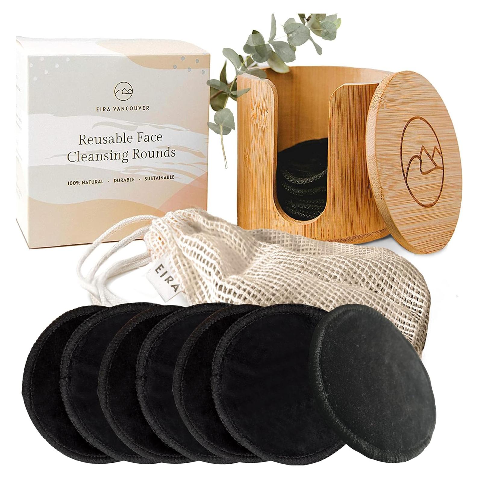 Discos Desmaquillantes Reutilizables EIRA - Algodón y Bambú