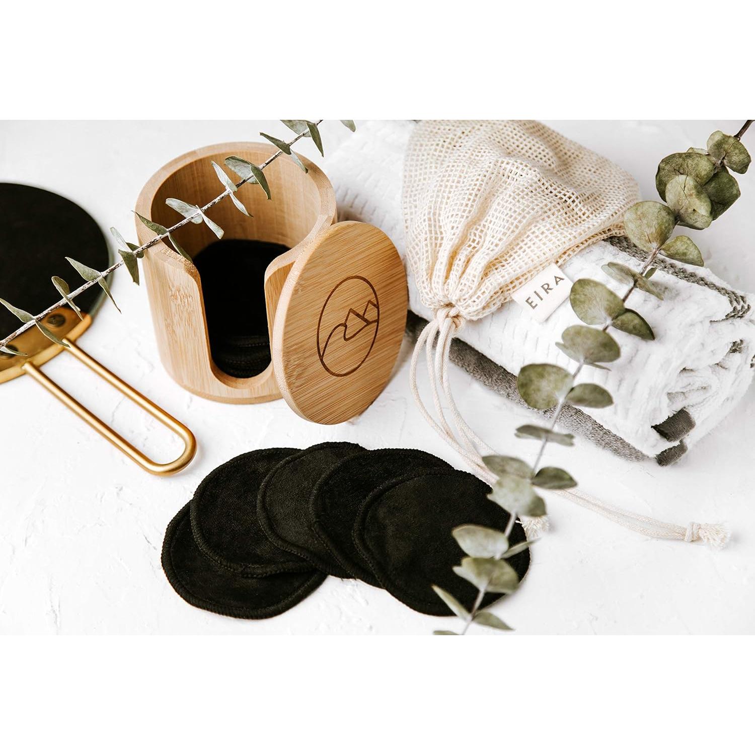 Discos Desmaquillantes Reutilizables EIRA - Algodón y Bambú
