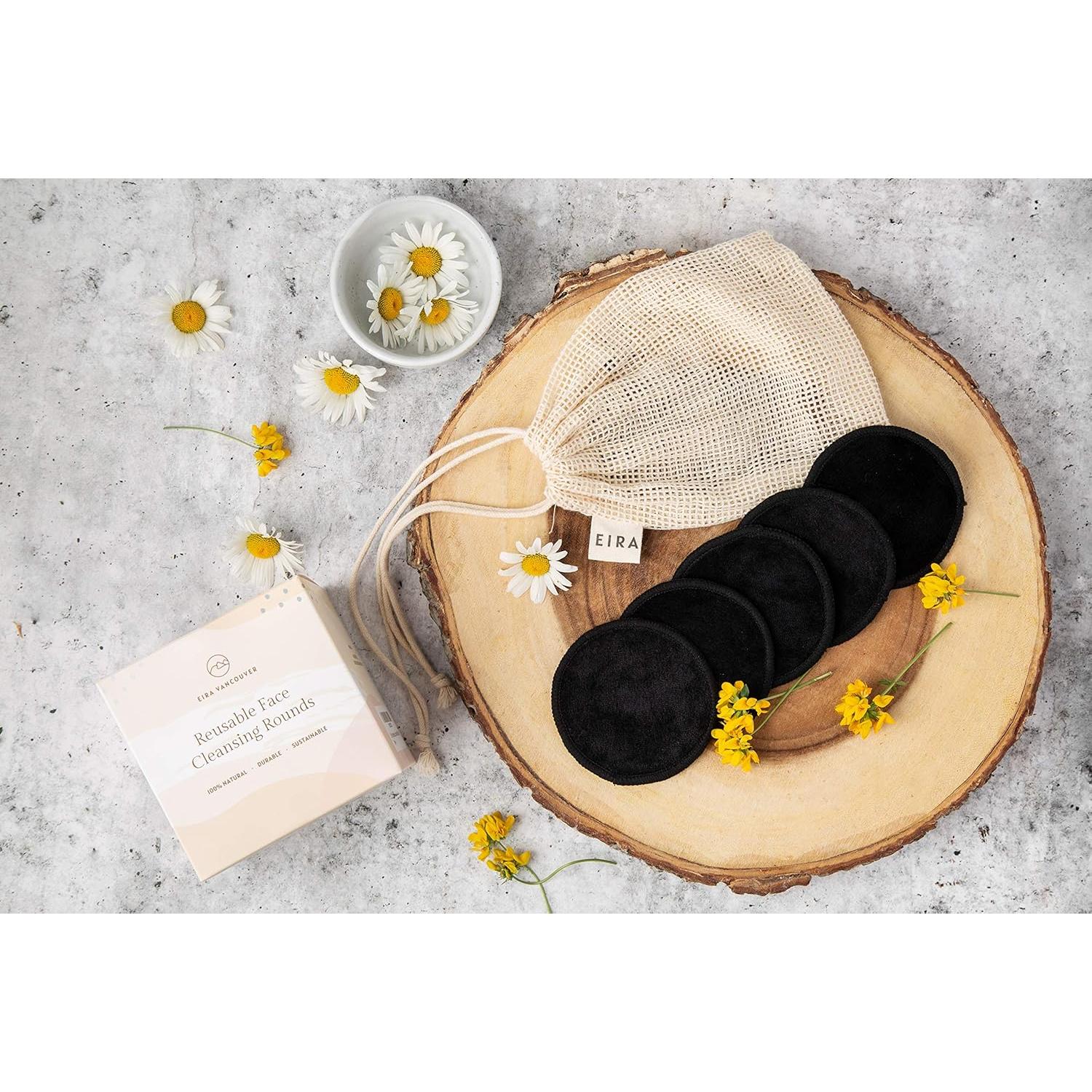 Discos Desmaquillantes Reutilizables EIRA - Algodón y Bambú