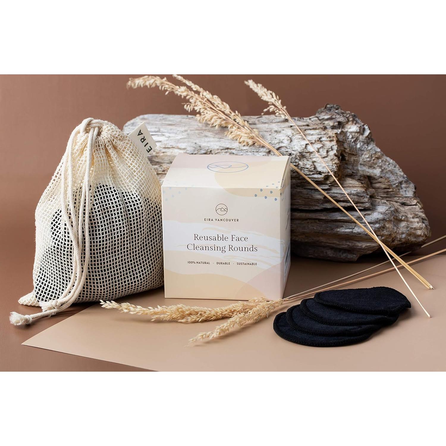 Discos Desmaquillantes Reutilizables EIRA - Algodón y Bambú