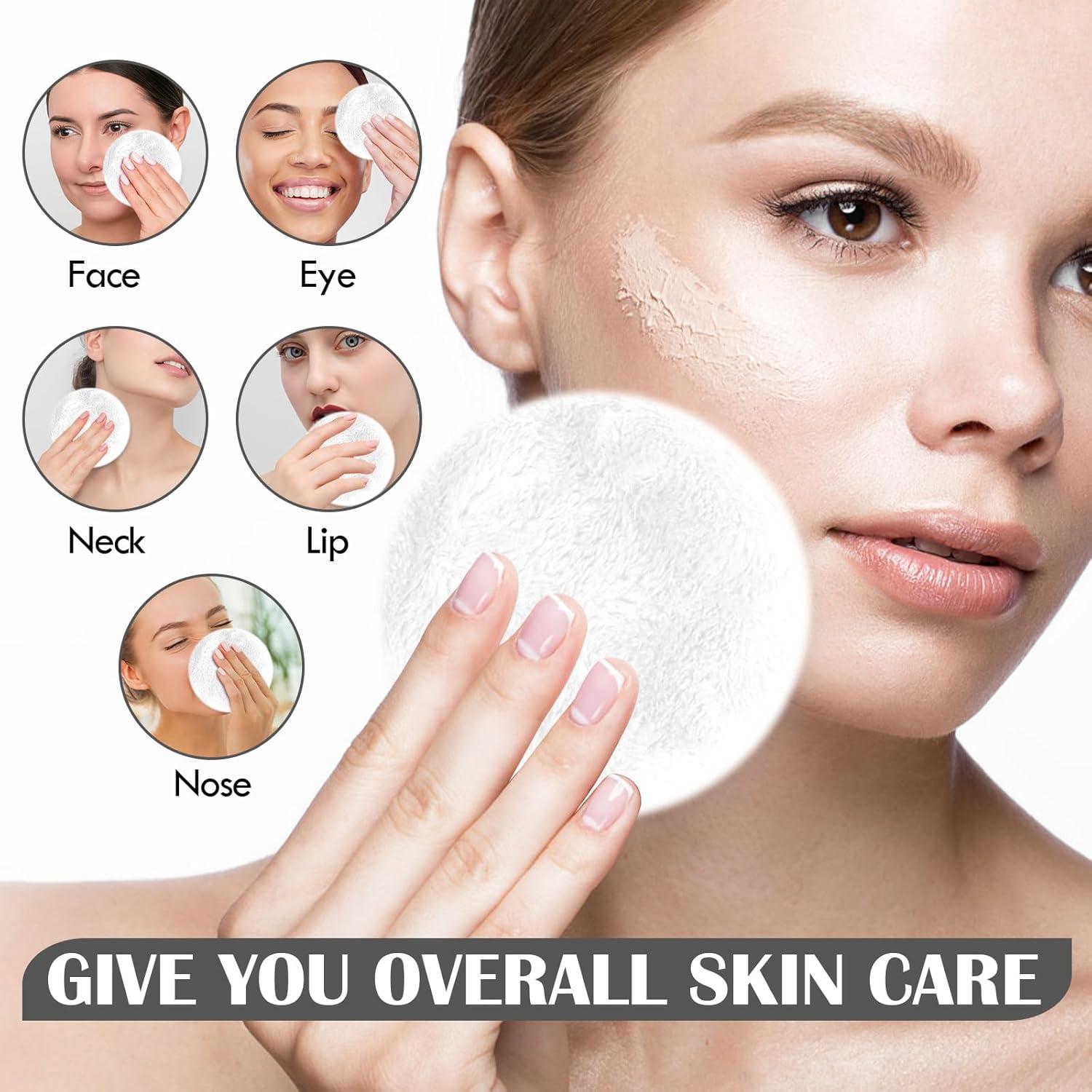 Almohadillas Reutilizables de Microfibra Orighty 50 Unidades Blancas