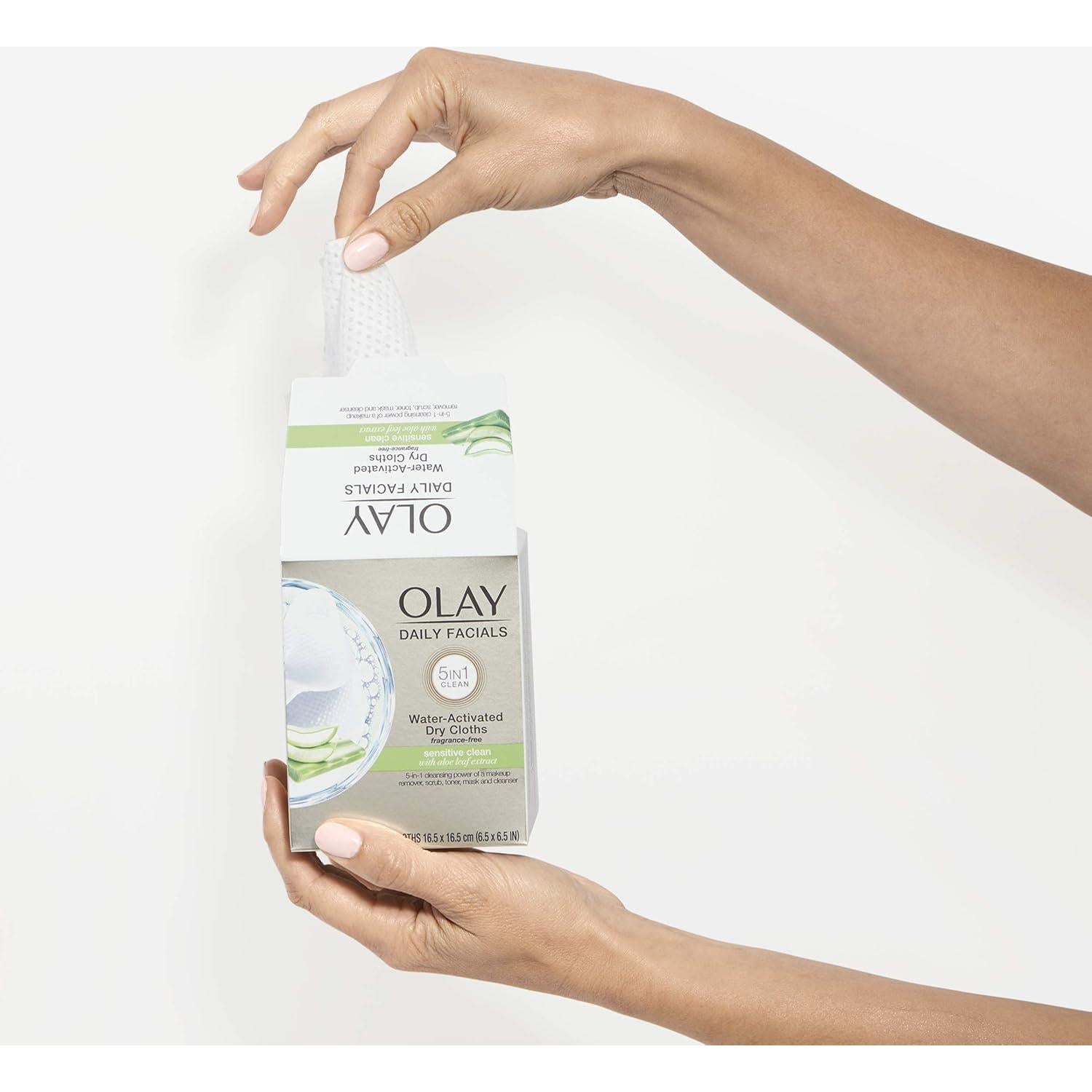 Toallitas Desmaquillantes Olay 5-en-1 Sin Fragancia 33 Unidades