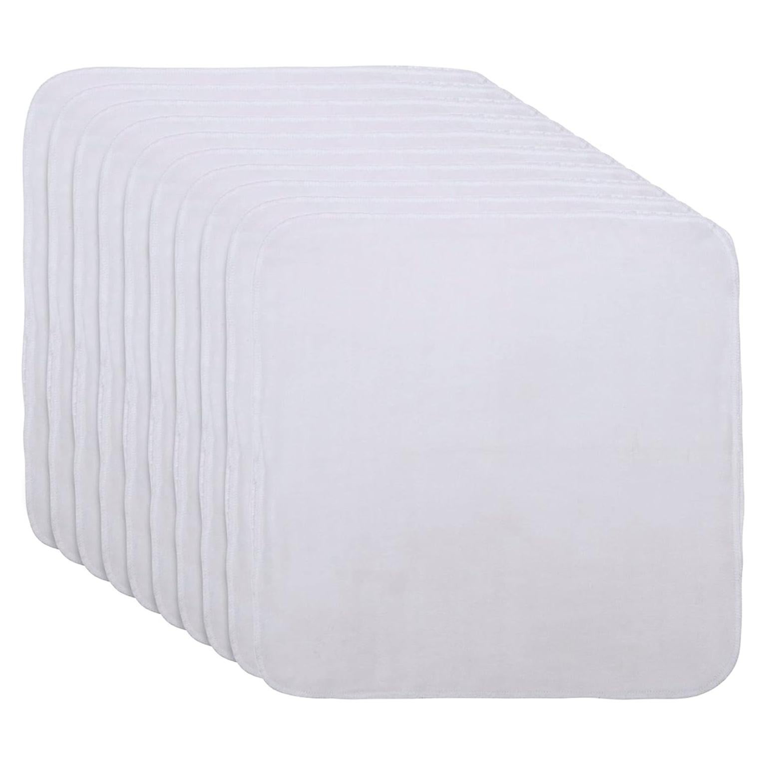 Toallitas de limpieza facial de algodón orgánico - Set de 10