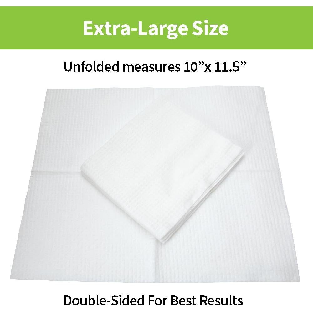 Toallas Faciales XL ForPro - 50 Unidades Biodegradables Veganas