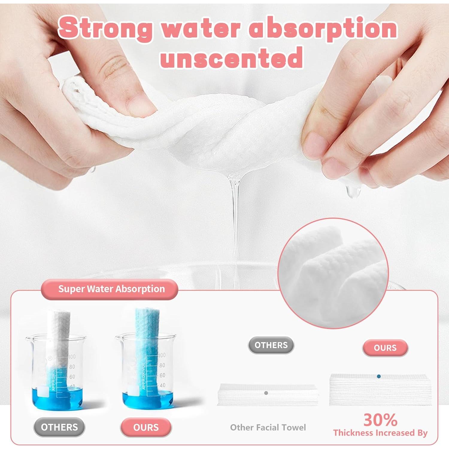 Toallas Faciales Desechables WMQL 100 Unidades Ultra Suaves