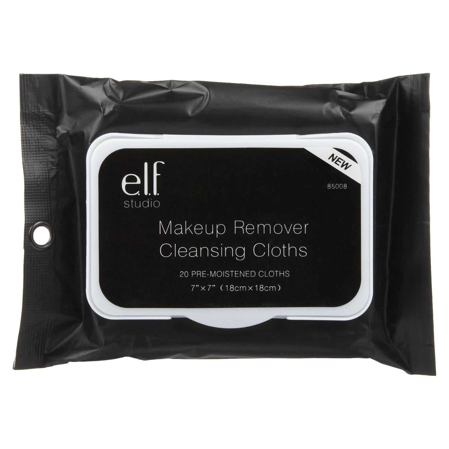 Toallitas Desmaquillantes e.l.f. con Vitamina E y Aloe - 20 Unidades