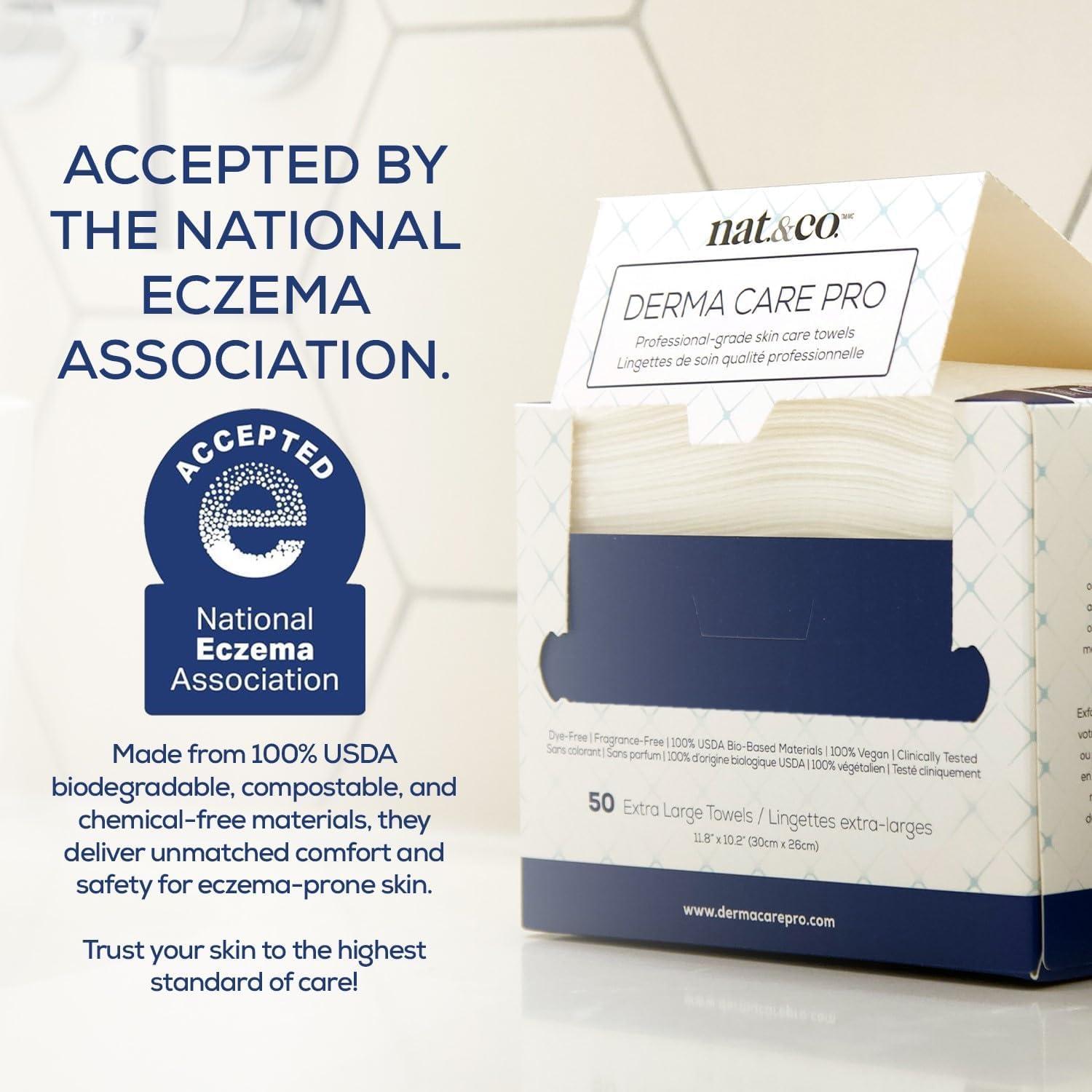 Toallas Faciales Biobasadas Nat.&Co. 50 Unidades 30x26 cm