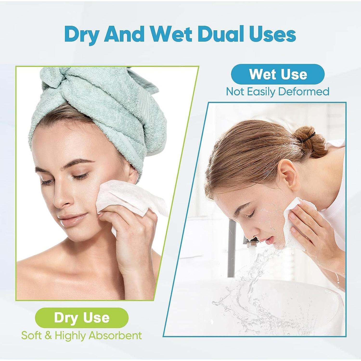 Toallas Faciales Desechables AIDEA 100 Unidades para Piel Sensible