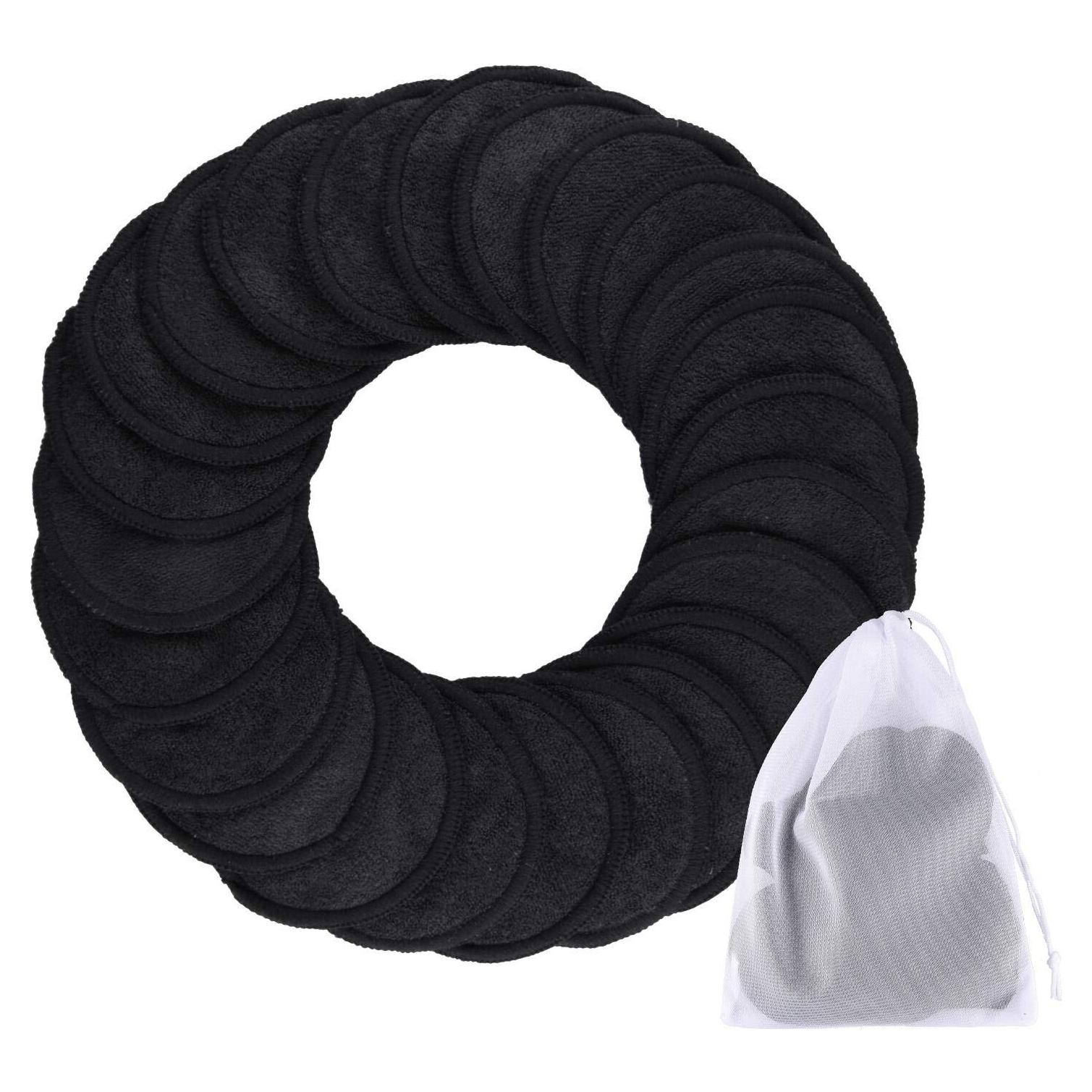 Almohadillas Desmaquillantes Reutilizables SIQUK 24 Piezas Bambú