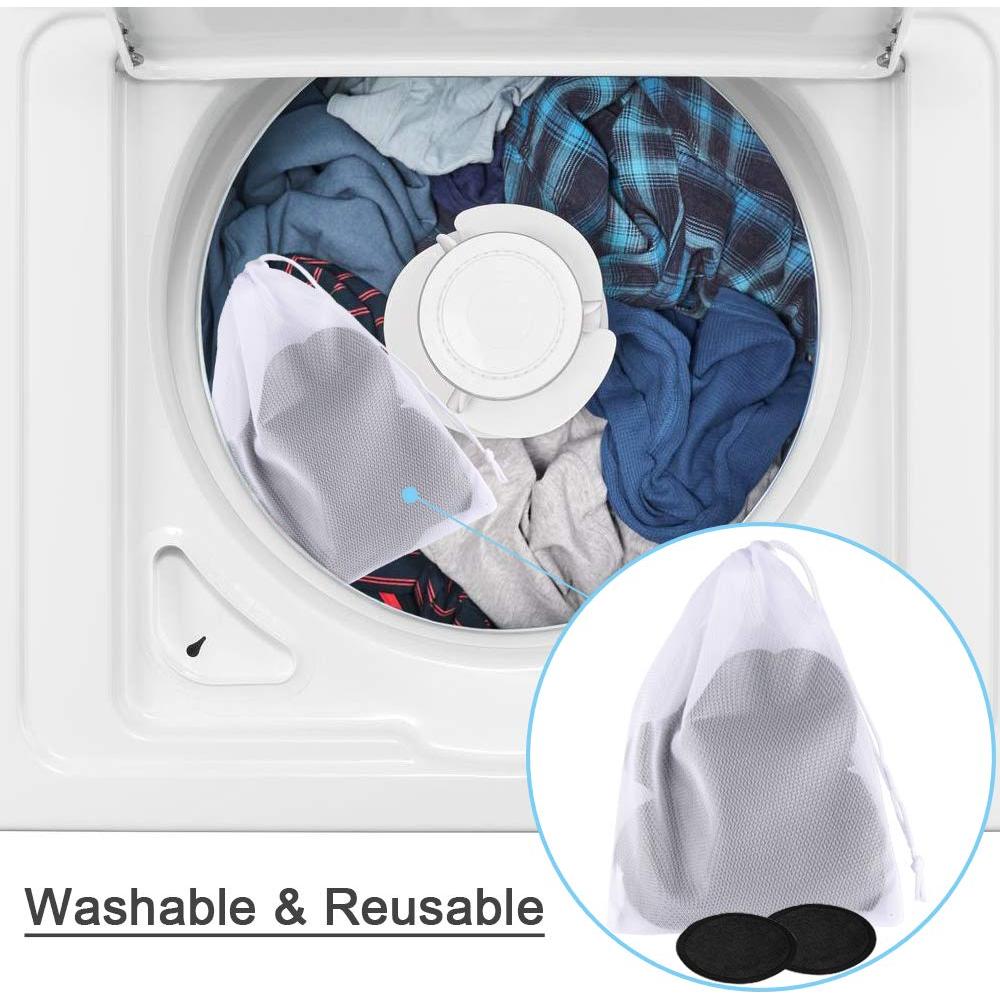 Almohadillas Desmaquillantes Reutilizables SIQUK 24 Piezas Bambú