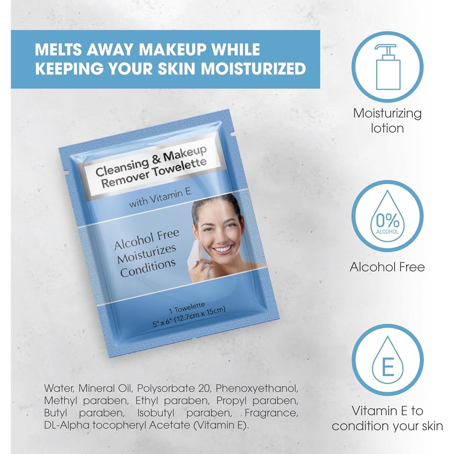 Toallitas Desmaquillantes Diamond Wipes 50 Unidades Sin Alcohol