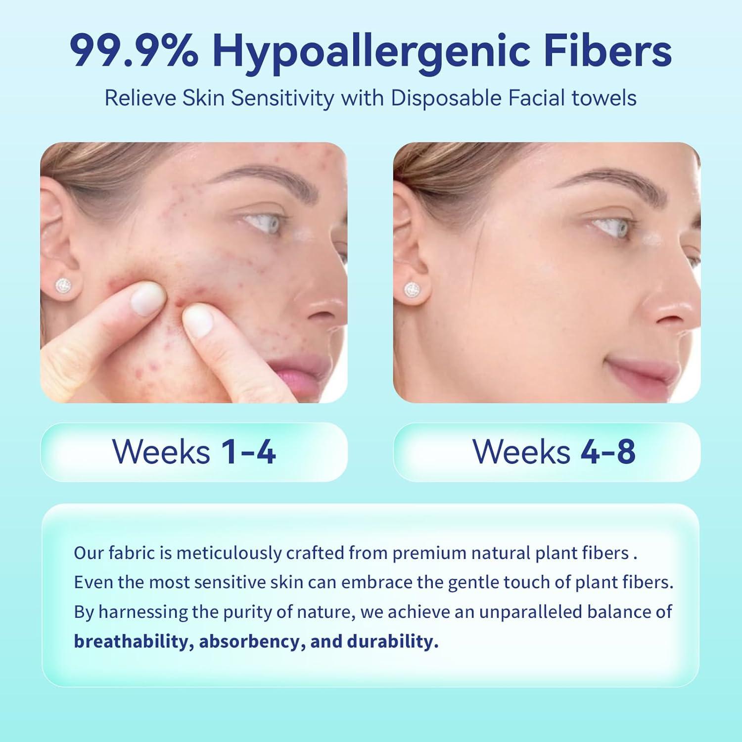 Toallas Faciales Desechables Ditoi XL 50 Pcs 25.4x30.5 cm