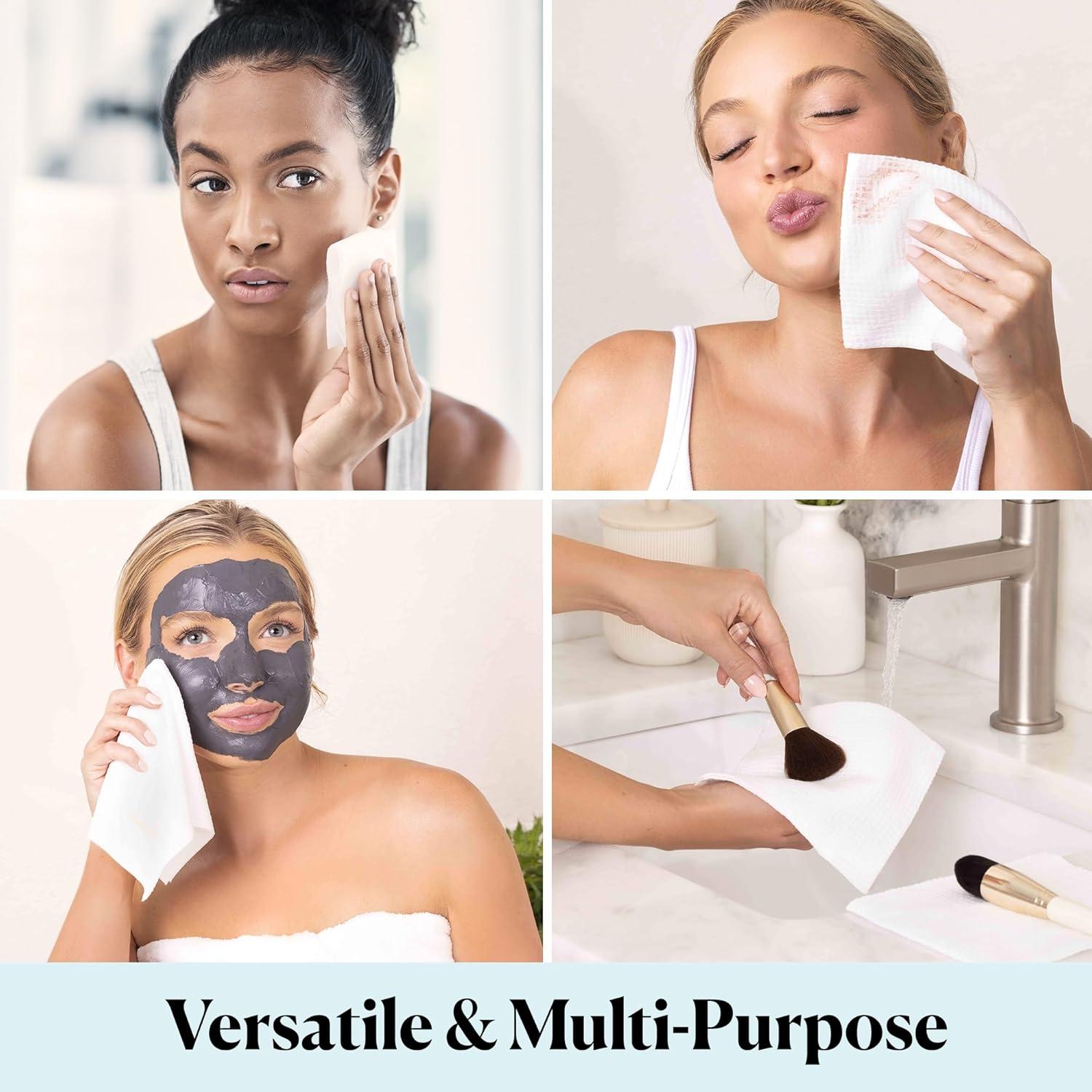 Toallitas Faciales Suaves Sky Organics - 50 Unidades XL