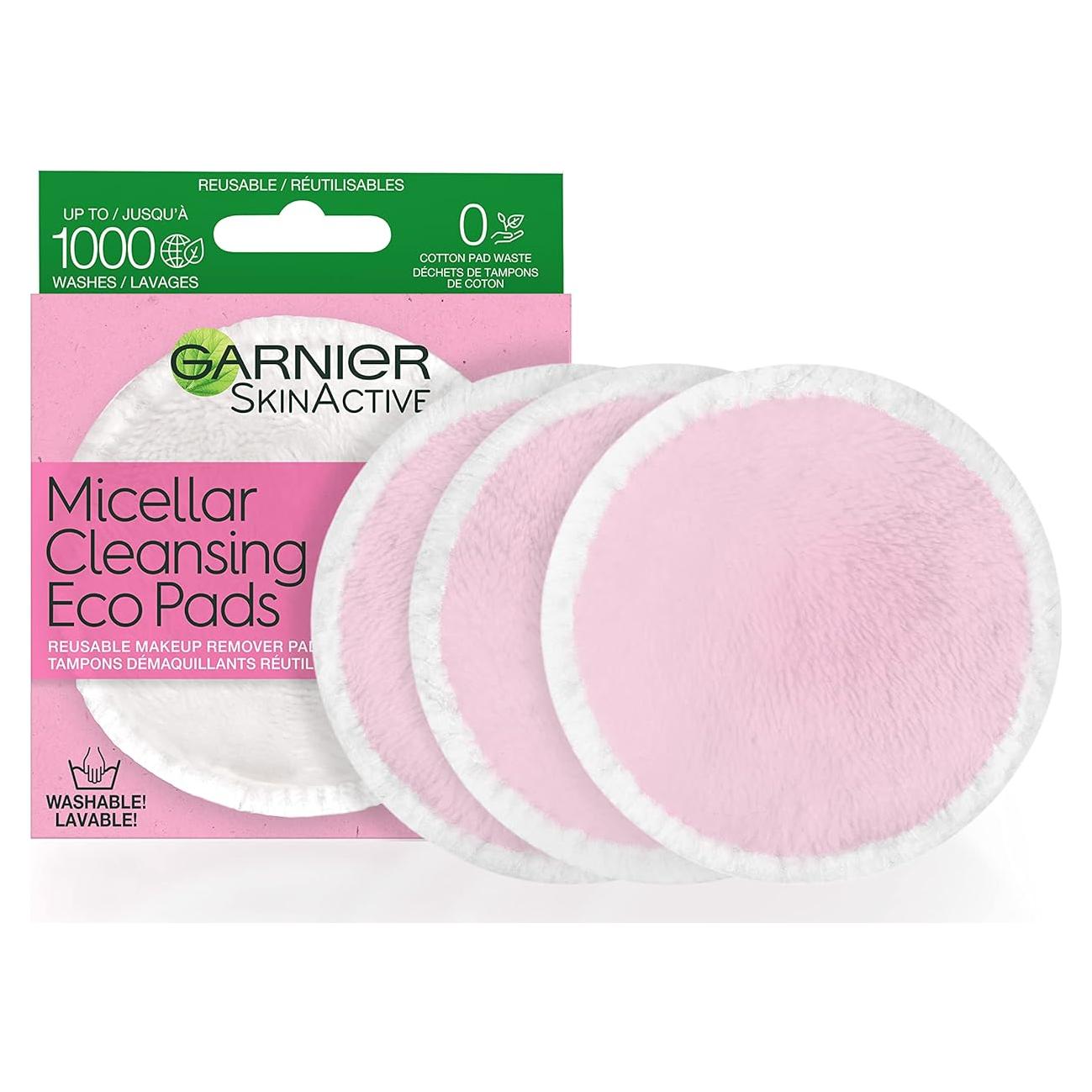 Garnier Almohadillas Ecológicas Micelares Reutilizables 3 Pzas