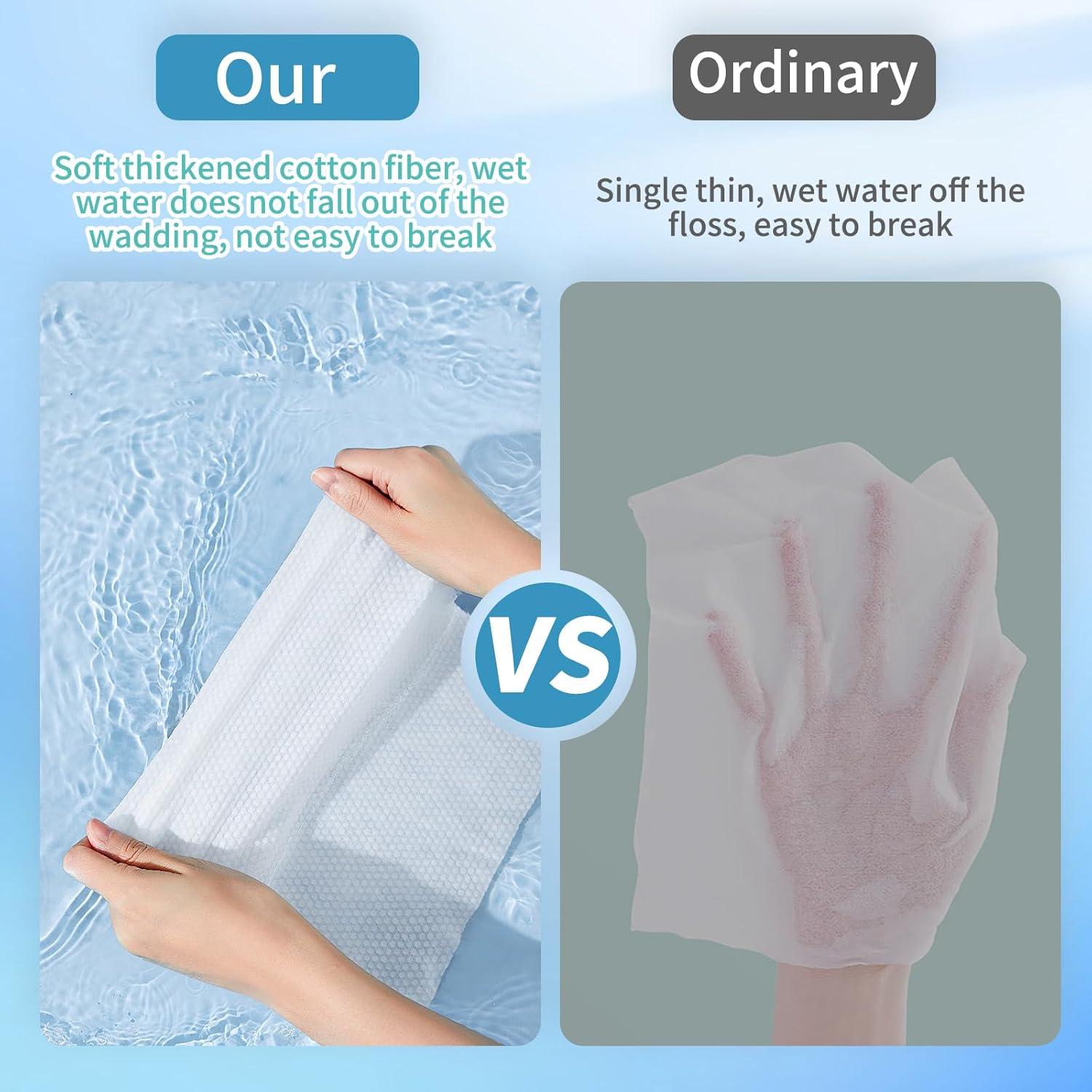 Toallas Desechables Faciales Ataraxia XL 50 Unidades 100% Algodón