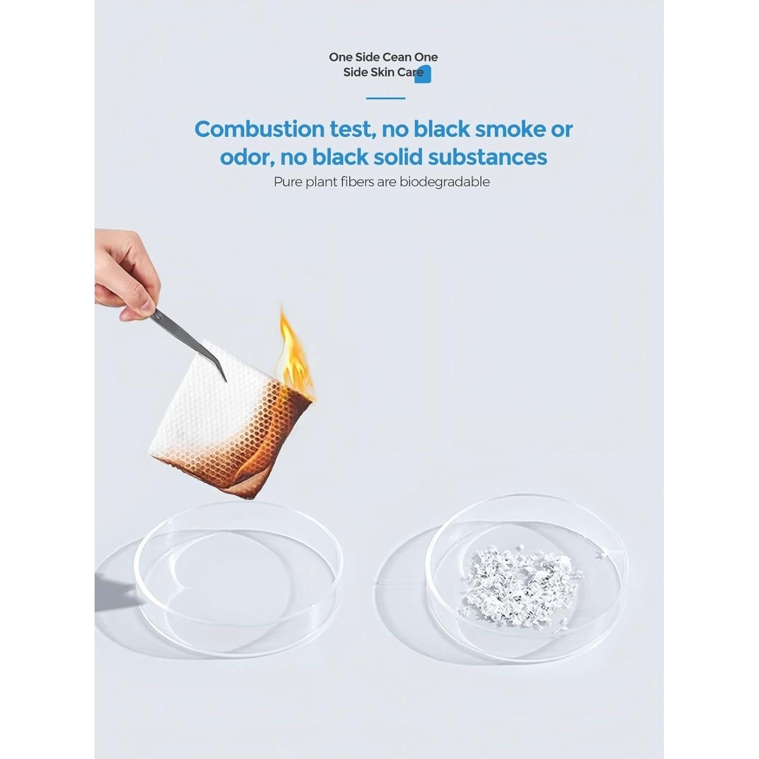 Toallas Faciales Desechables PUPUPE 50 Unidades Biodegradables