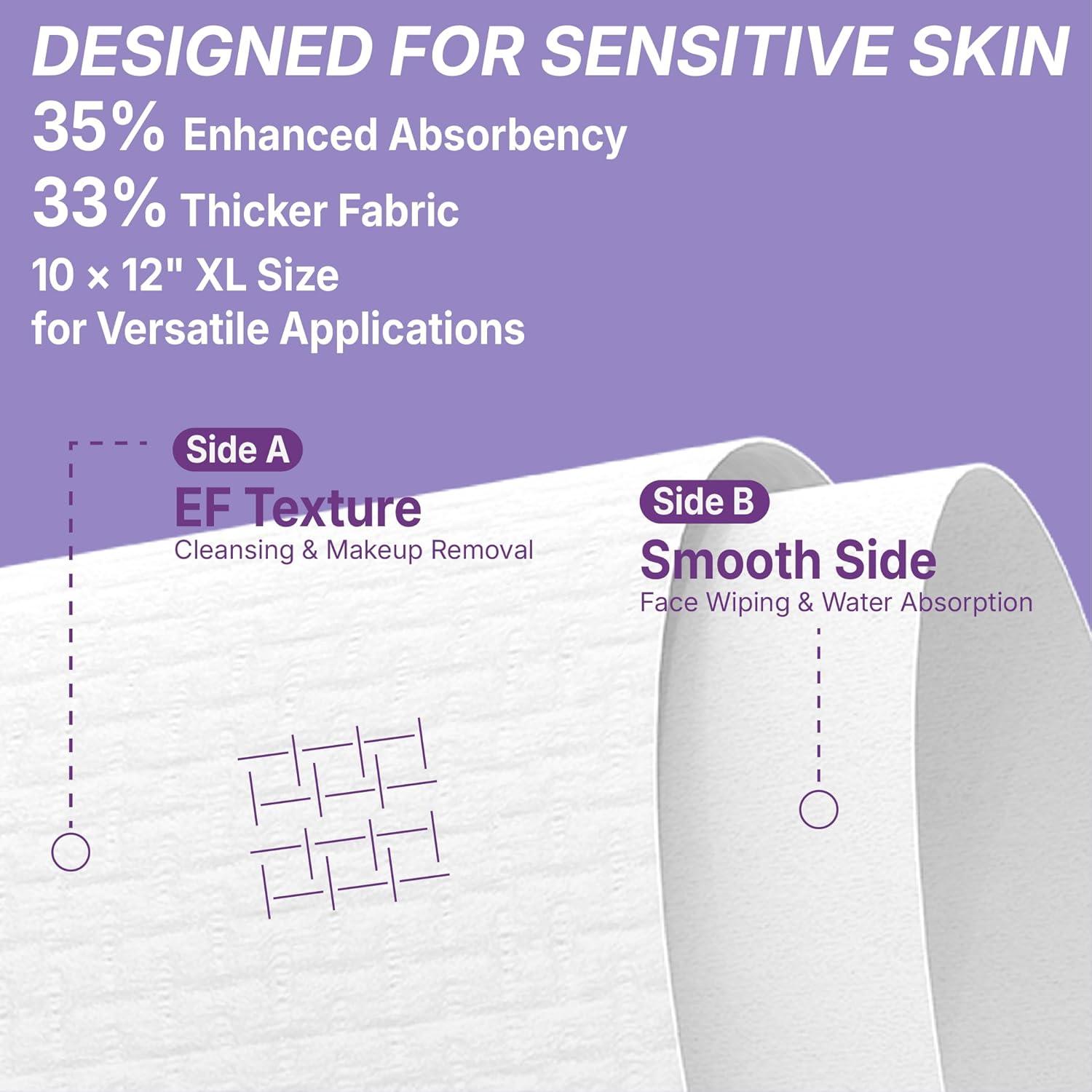 Toallas Faciales Desechables Serenorch 50 Unidades Ultra Suaves