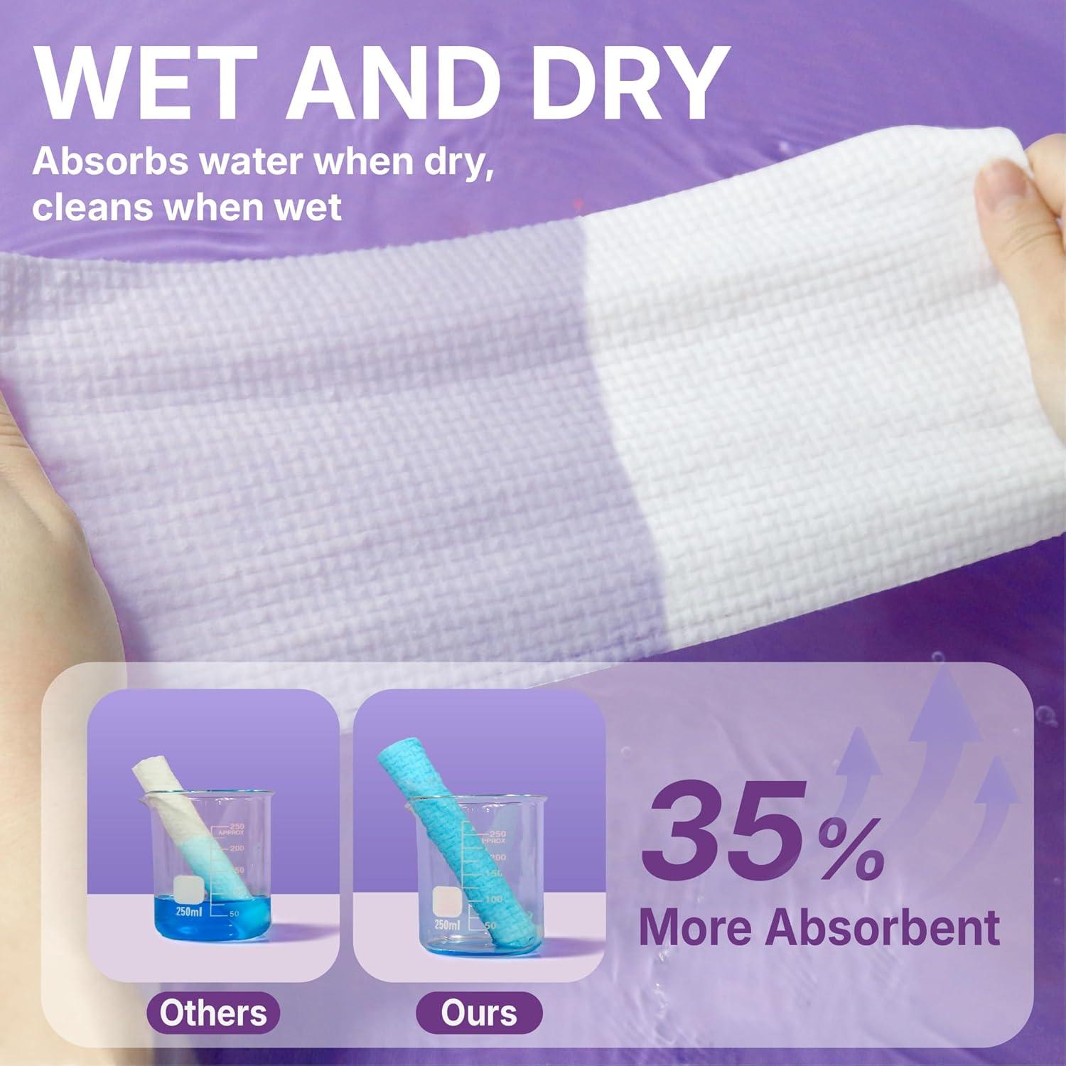 Toallas Faciales Desechables Serenorch 50 Unidades Ultra Suaves