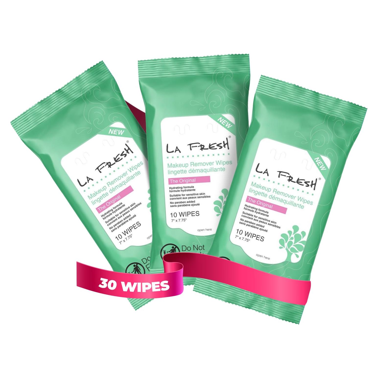 Toallitas Desmaquillantes La Fresh con Vitamina E - 30 Unidades