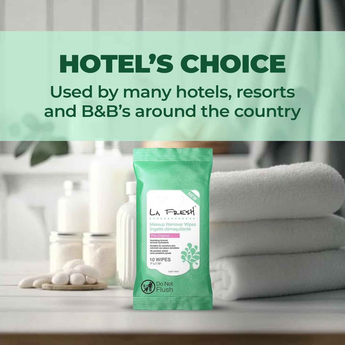 Toallitas Desmaquillantes La Fresh con Vitamina E - 30 Unidades