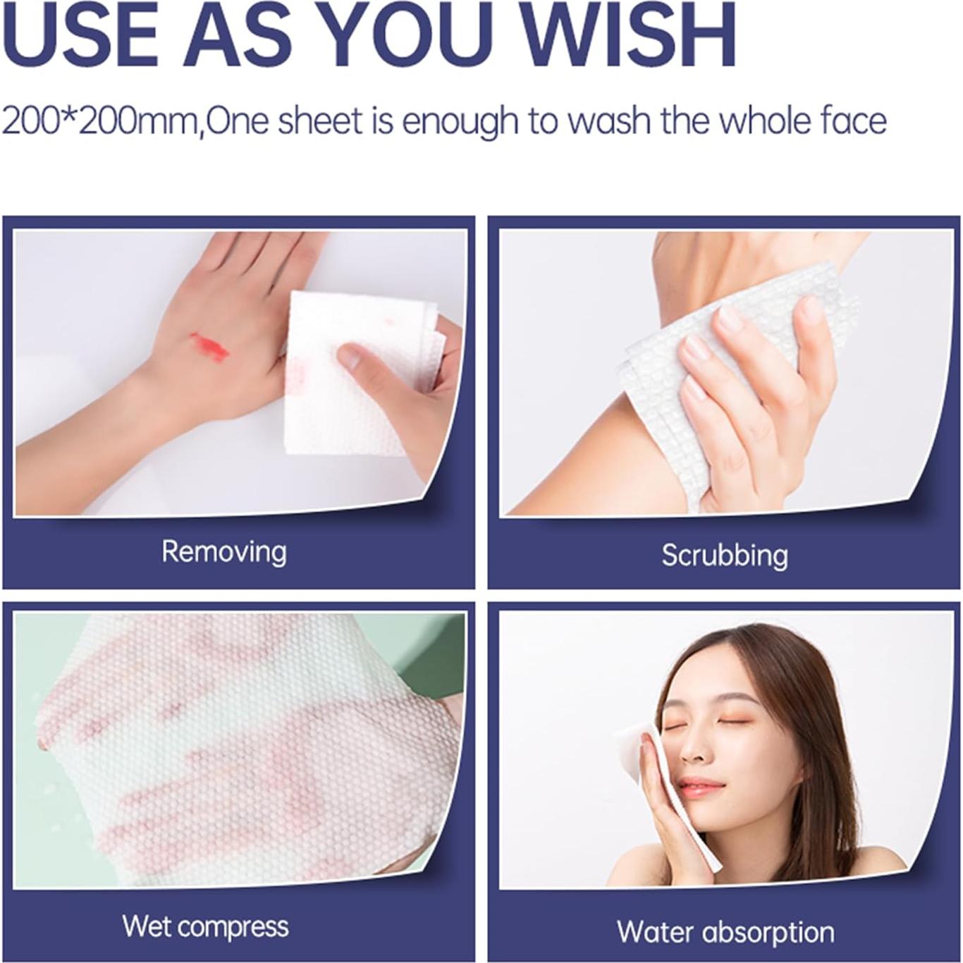 Paño Facial Desechable ZPCO 100 Contadores Ultra Grueso