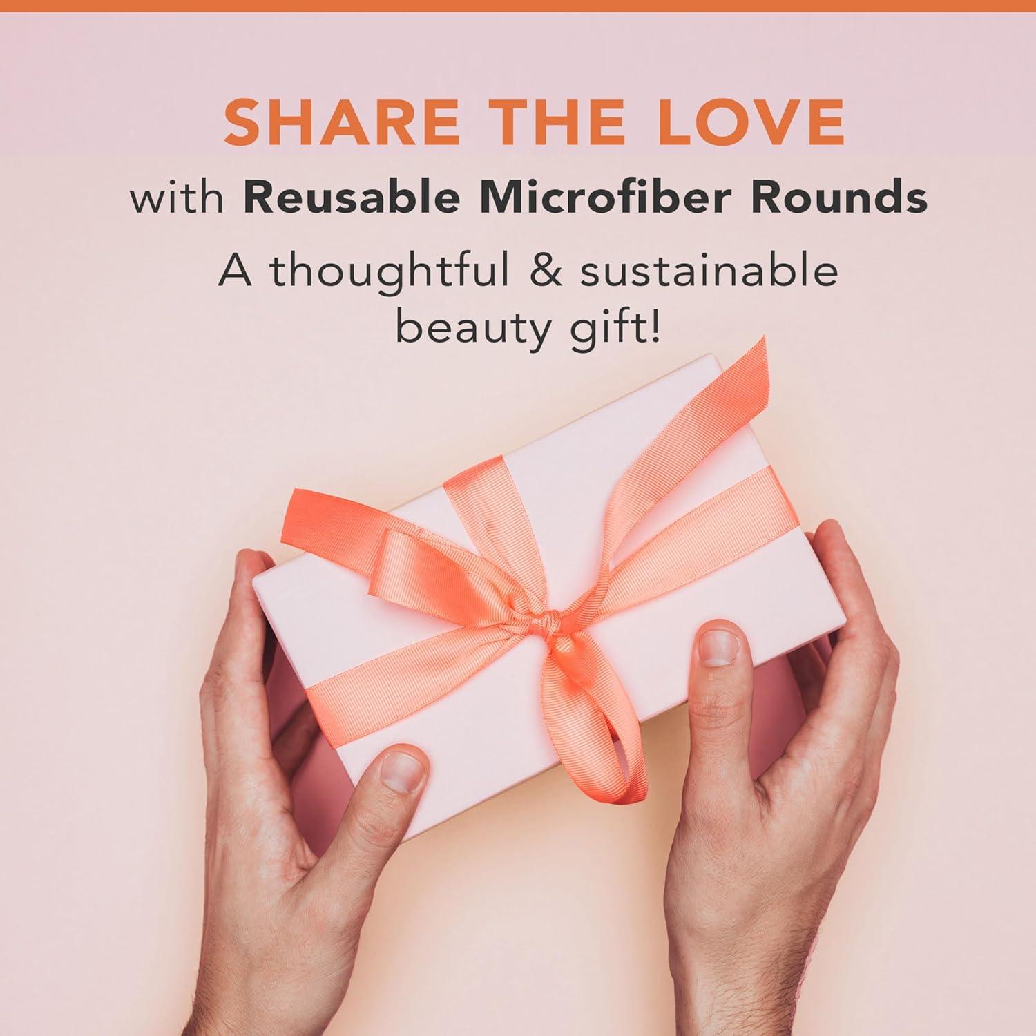 Discos Desmaquillantes Reutilizables Beauty by Earth - 5 Paños Microfibra Grandes