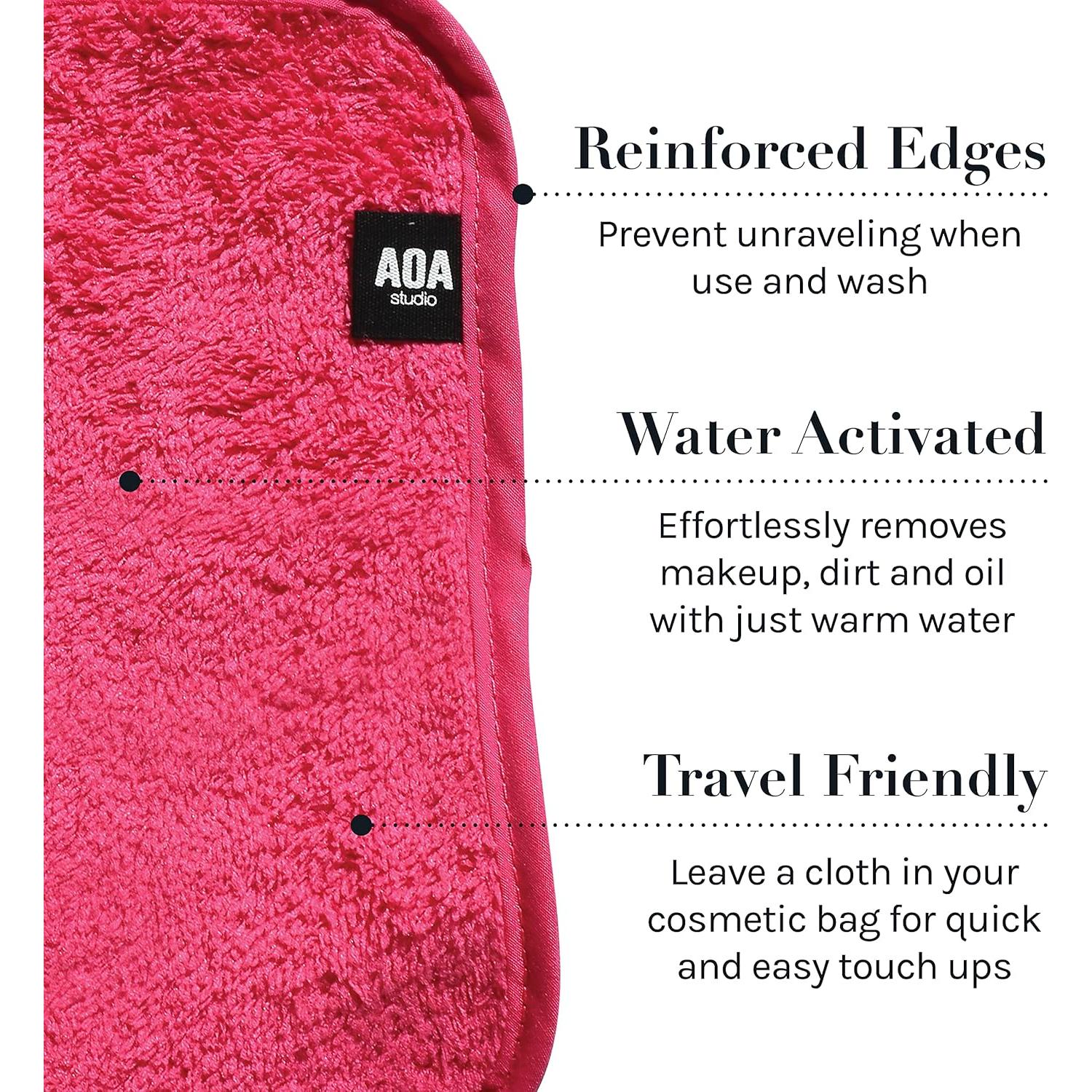 Toalla de Microfibra AOA Studio para Eliminar Maquillaje 20x16cm