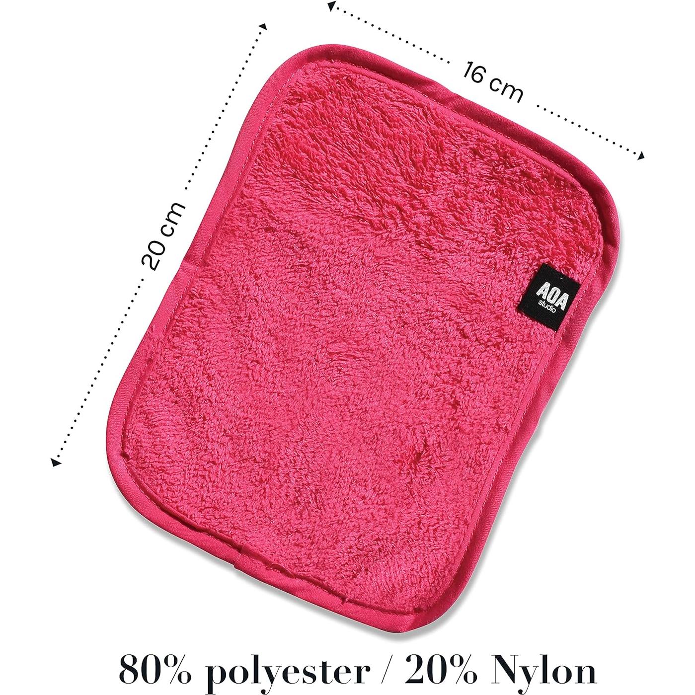 Toalla de Microfibra AOA Studio para Eliminar Maquillaje 20x16cm