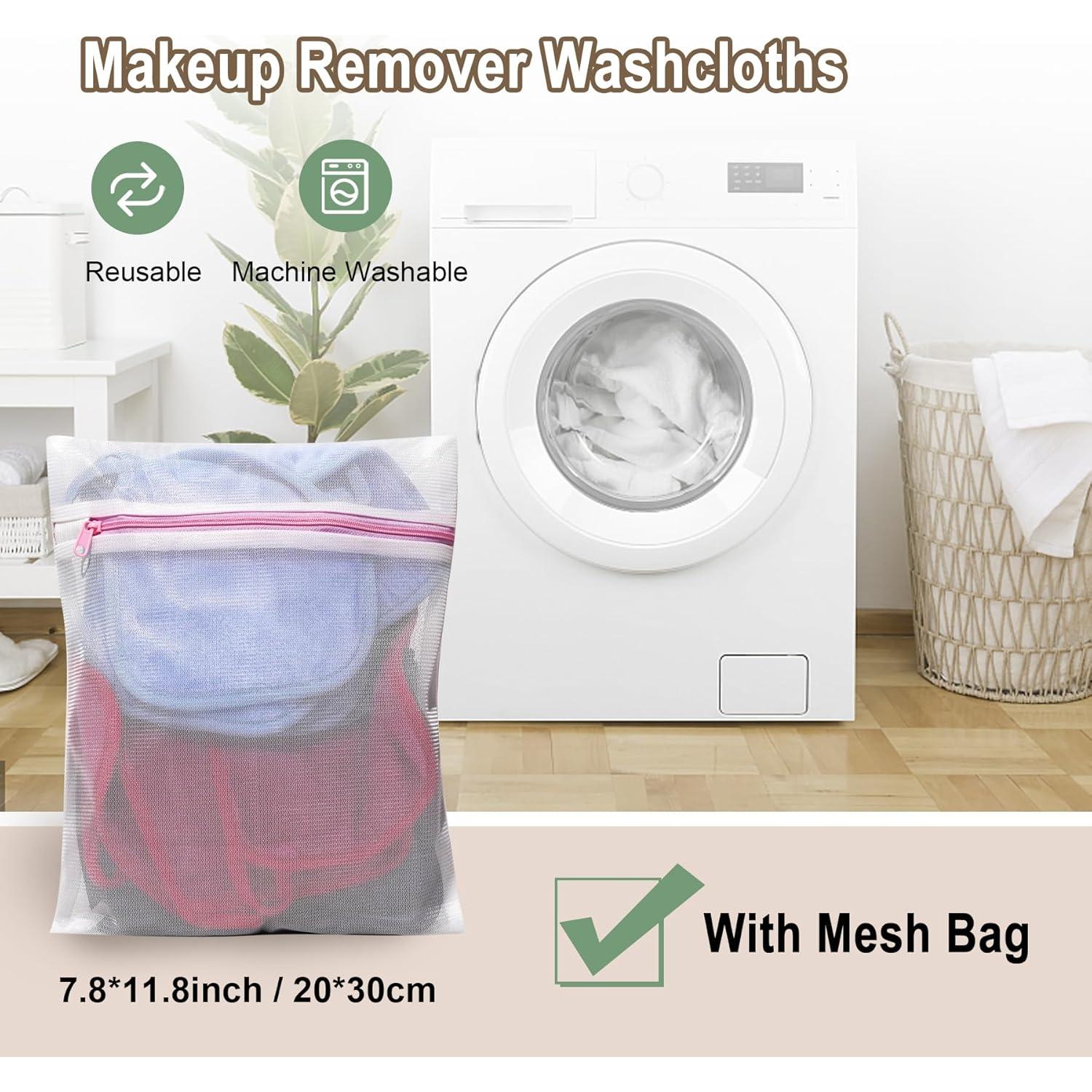 Paño Desmaquillante Reutilizable KODAMO 12 Piezas Microfibra