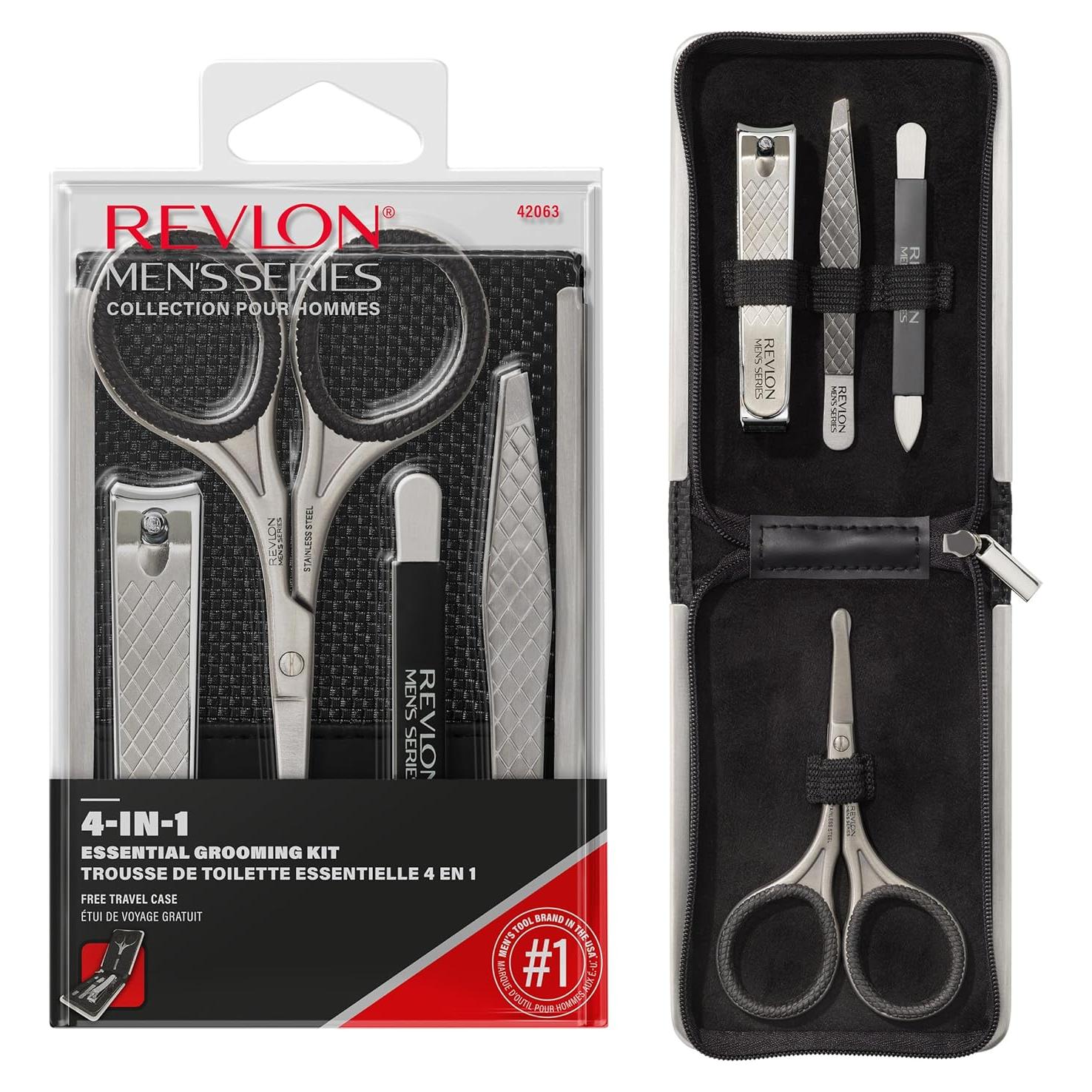 Kit de Aseo Masculino Revlon 5 Piezas Acero Inoxidable