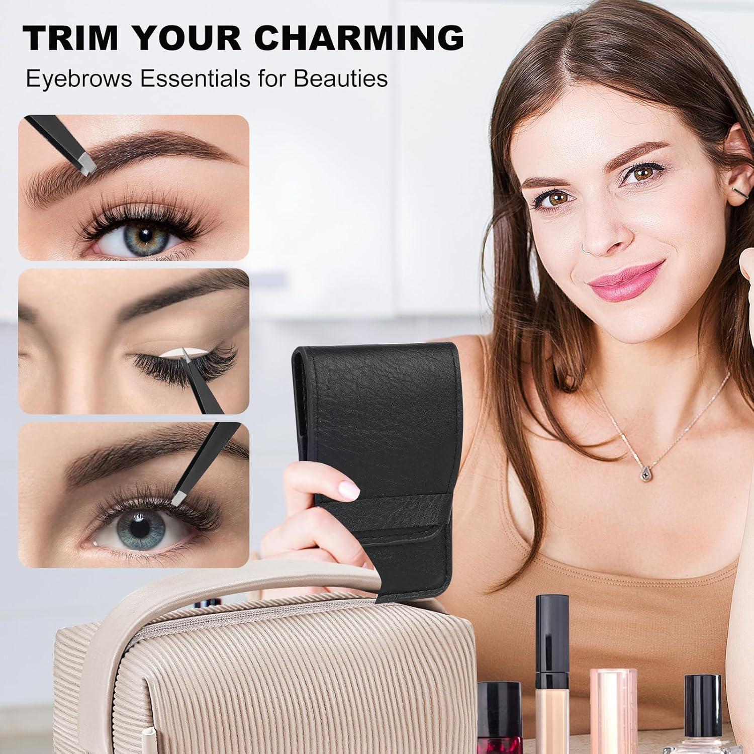 Juego de 5 Pinzas de Acero Inoxidable YIMICOO con Tijeras