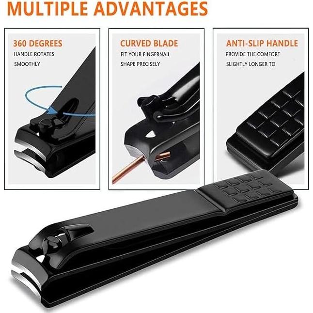 Juego de Pinzas y Cortauñas Fenlebeneil 9 Piezas Acero Inoxidable