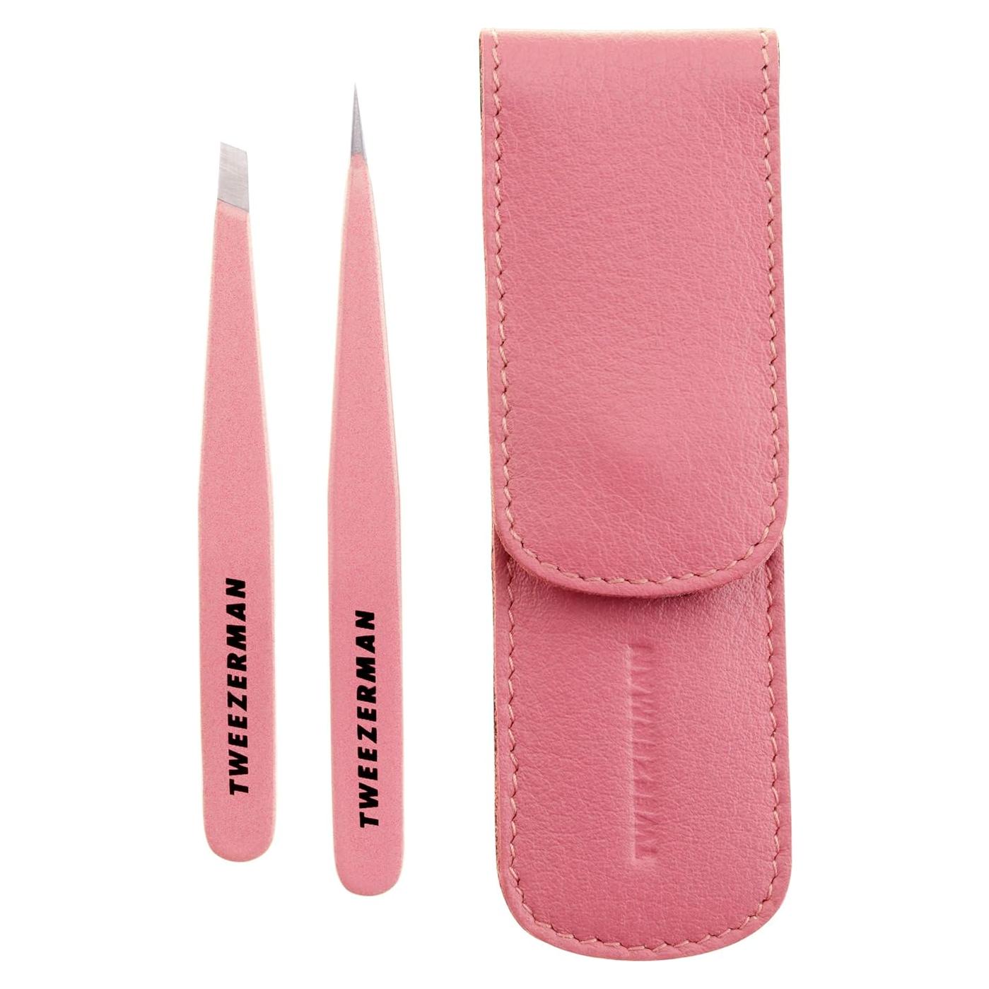 Juego de Pinzas Petite Tea Rose Tweezerman - Precisión y Calidad