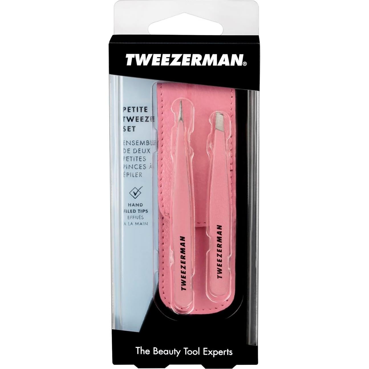 Juego de Pinzas Petite Tea Rose Tweezerman - Precisión y Calidad