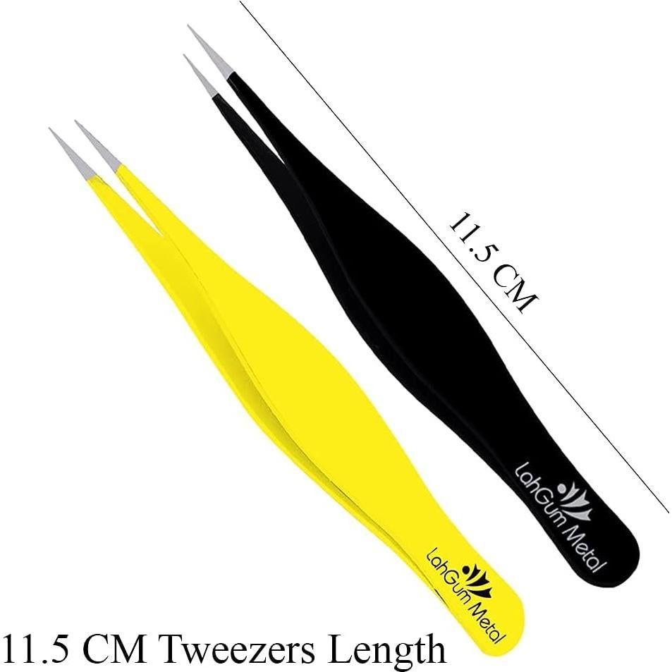 Kit de Pinzas de Precisión LahGum Metal - Acero Inoxidable